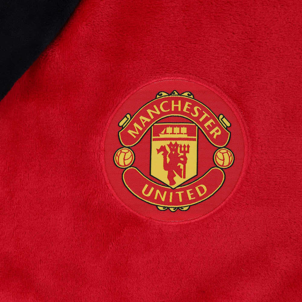 Man United dressing gown for men in red
