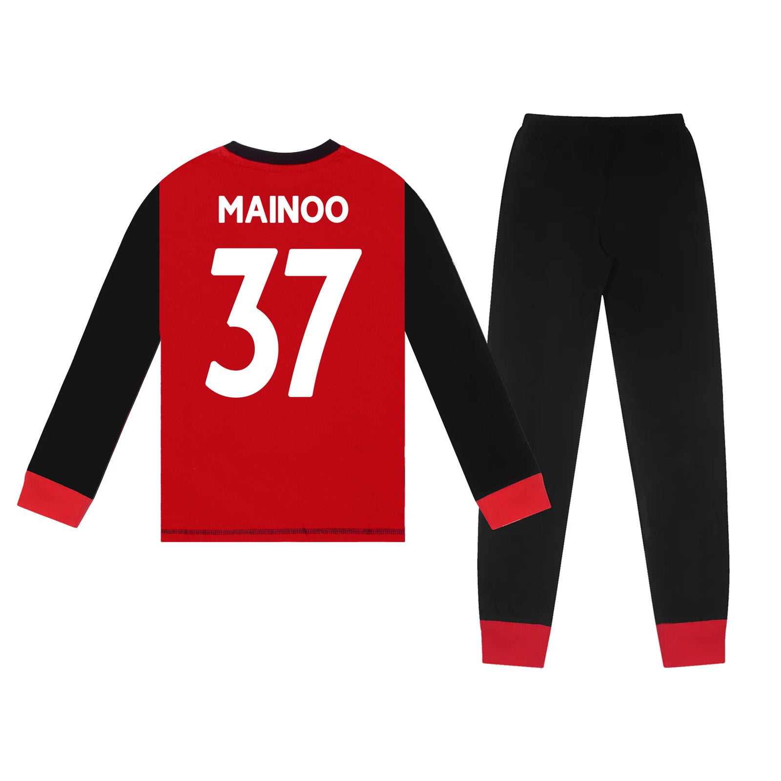 Manchester United long pyjamas for kids in red