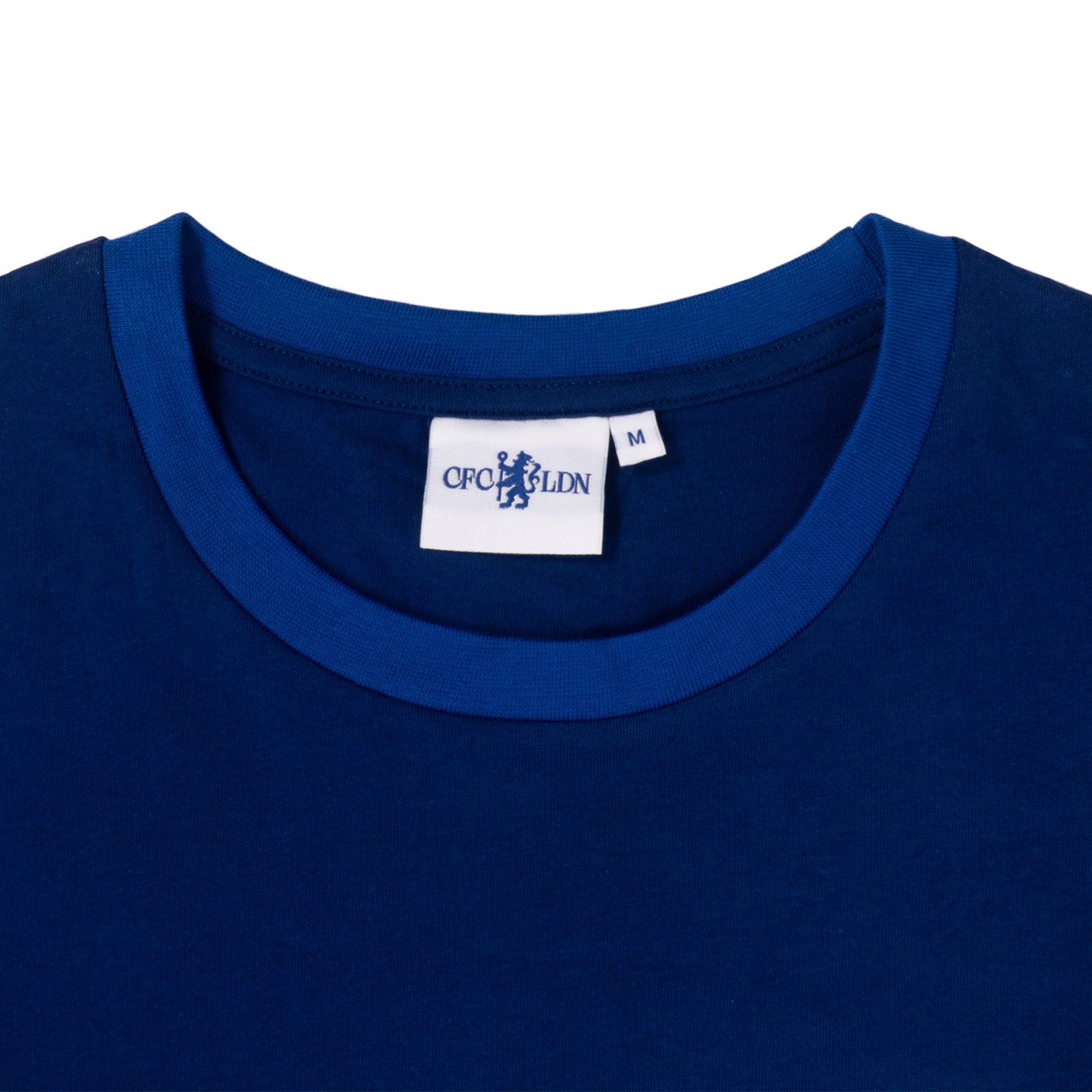 Chelsea adults long pyjamas in blue. Short sleeve top featuring club crest to chest. Long bottoms with club crest to leg and CHELSEA text on the waistband