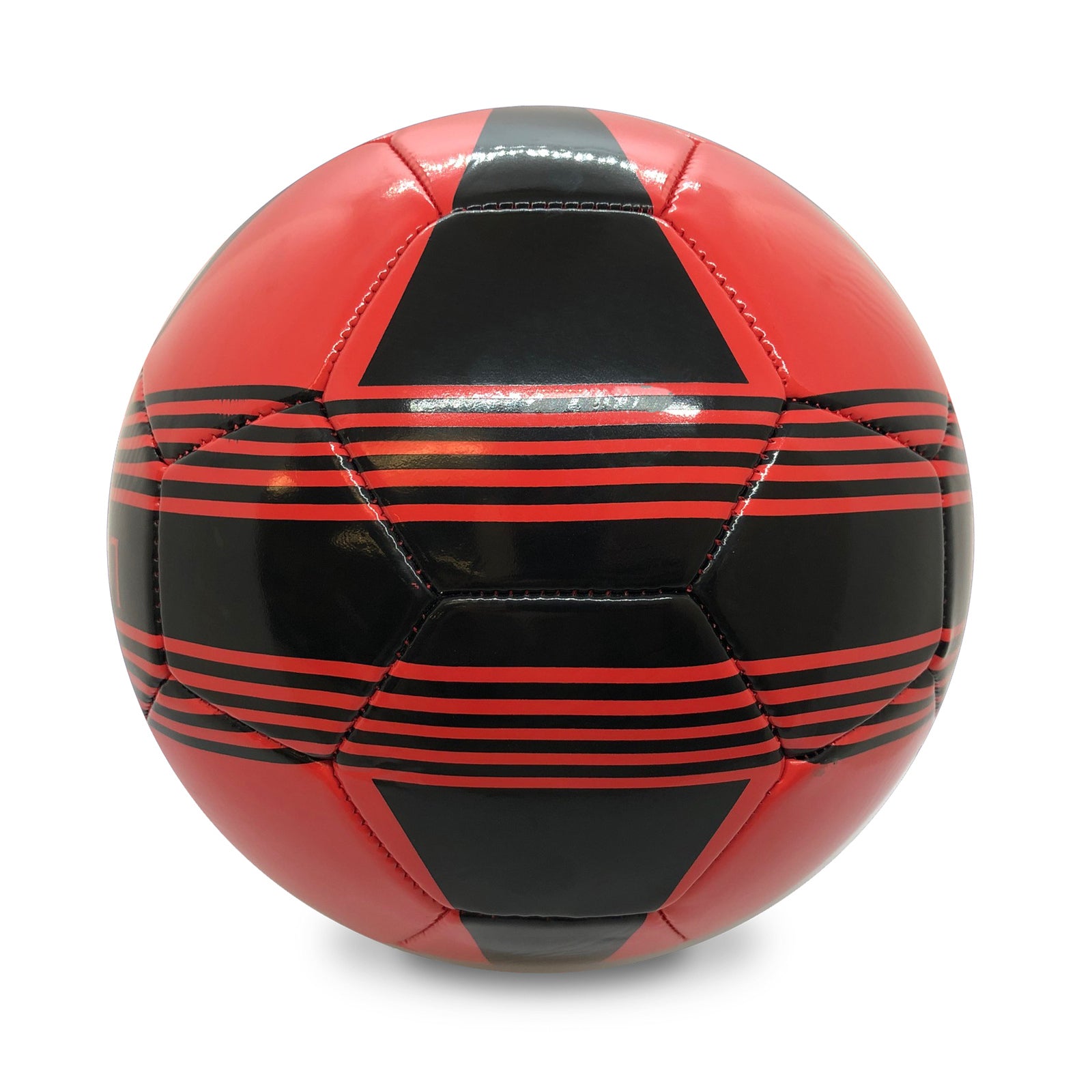 Liverpool size 4 red & black football with LFC crest & text.