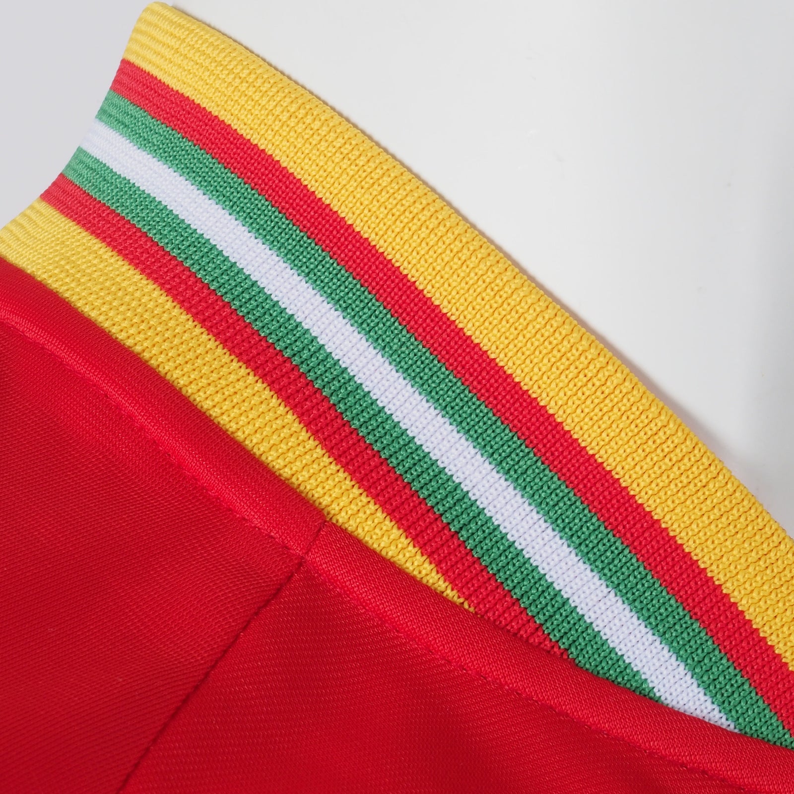 Wales kids retro track jacket in red with Wales FA crest to chest.