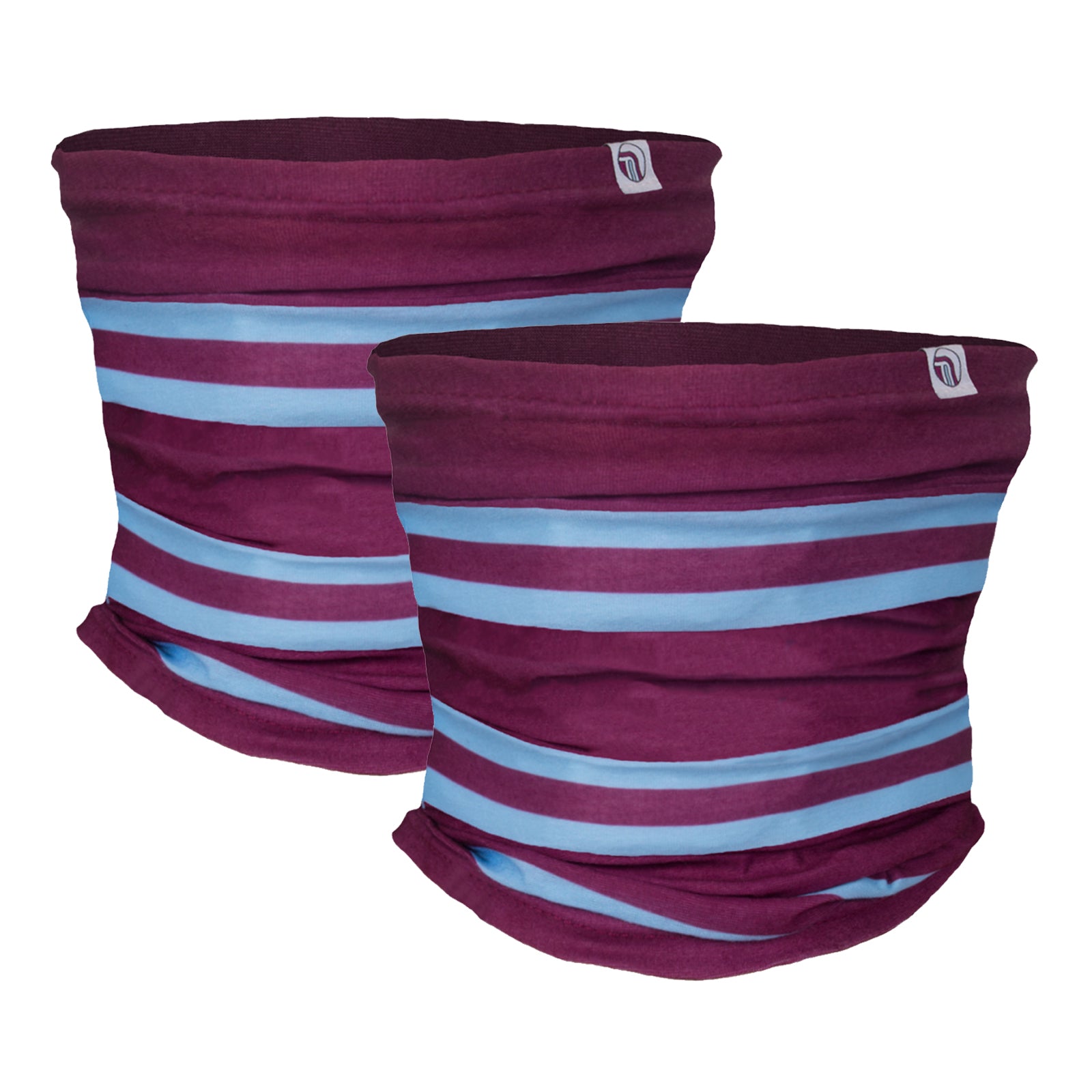 West Ham Utd snood in retro football bar scarf design in claret