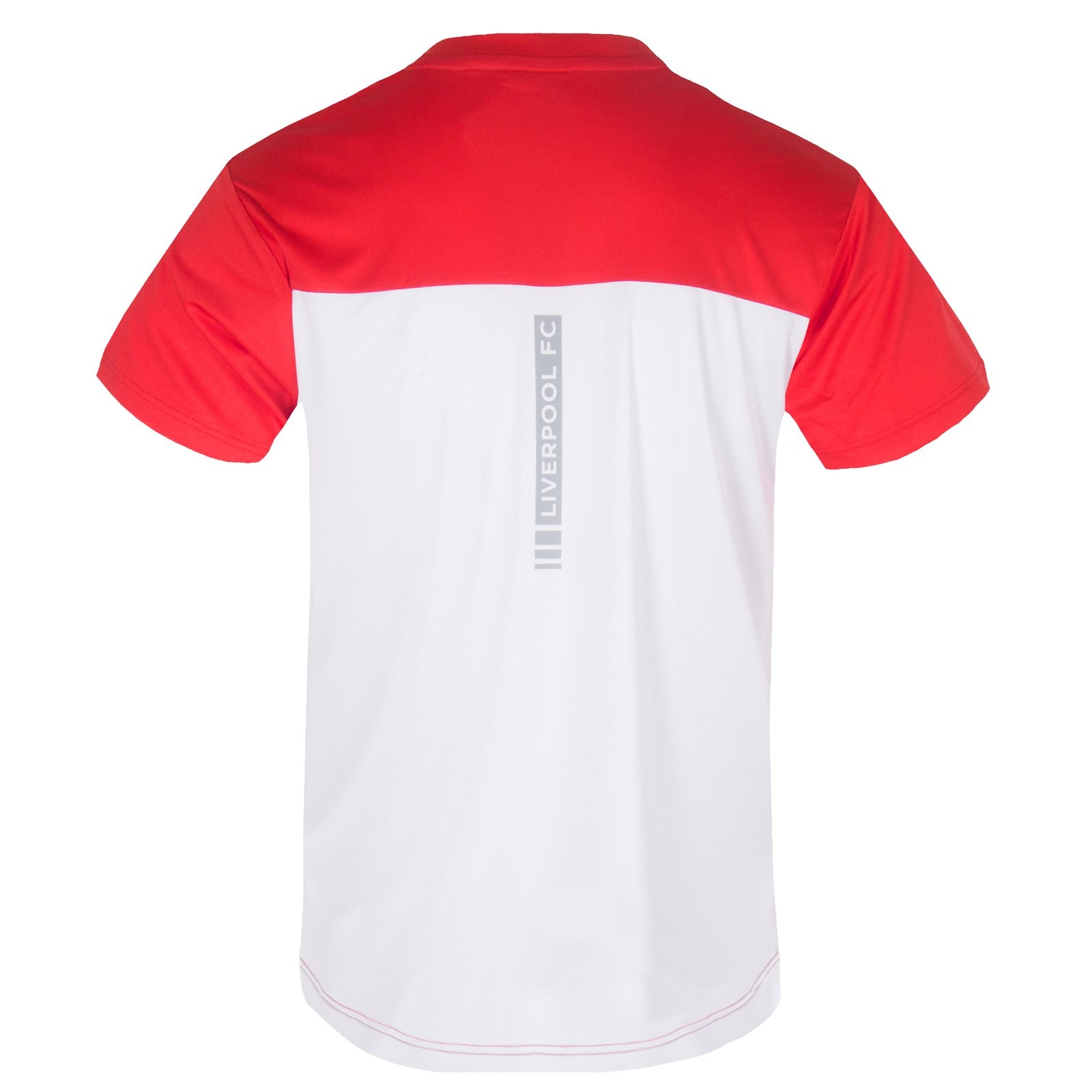 Liverpool adults T-shirt in red & white with club crest to chest