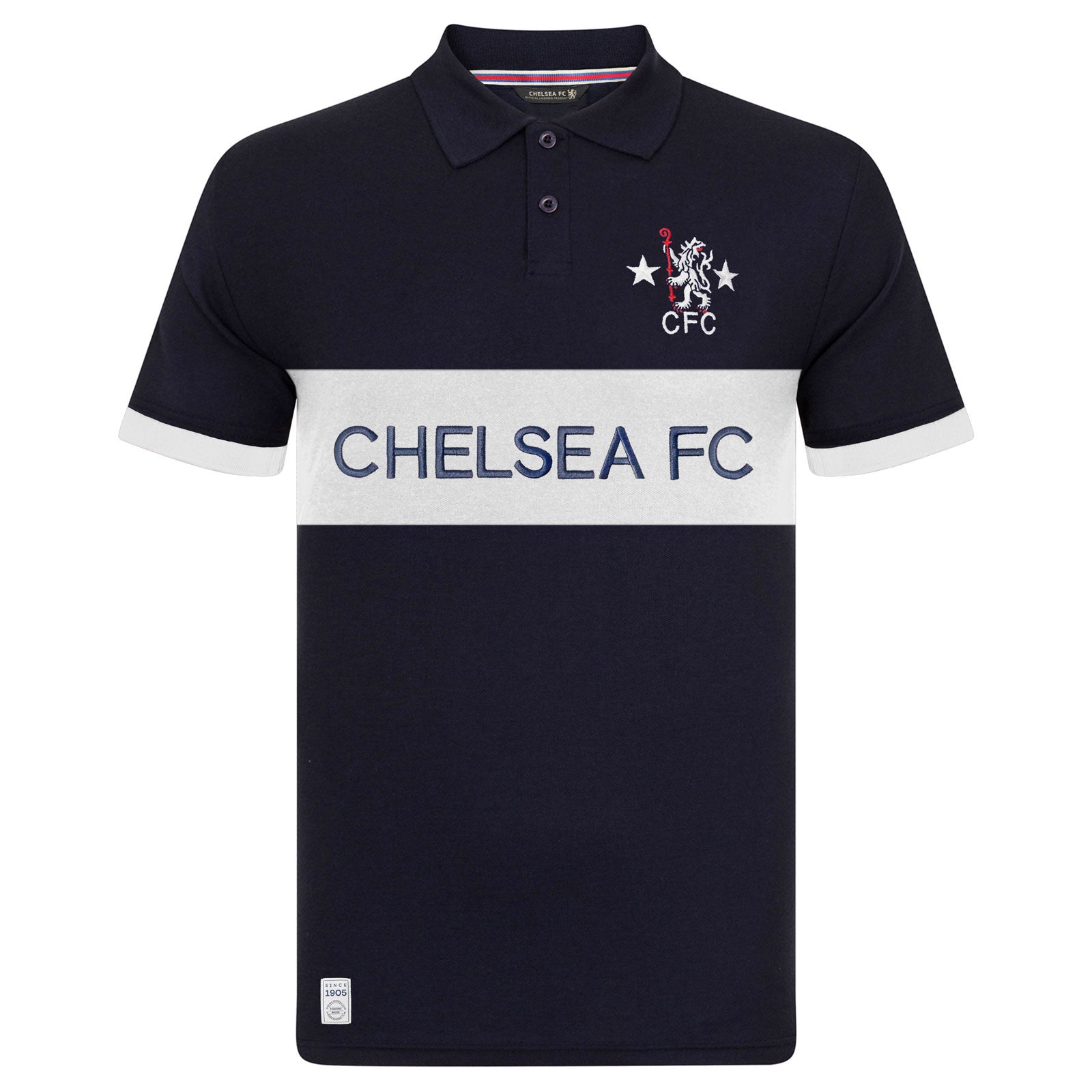 chelsea white polo shirt