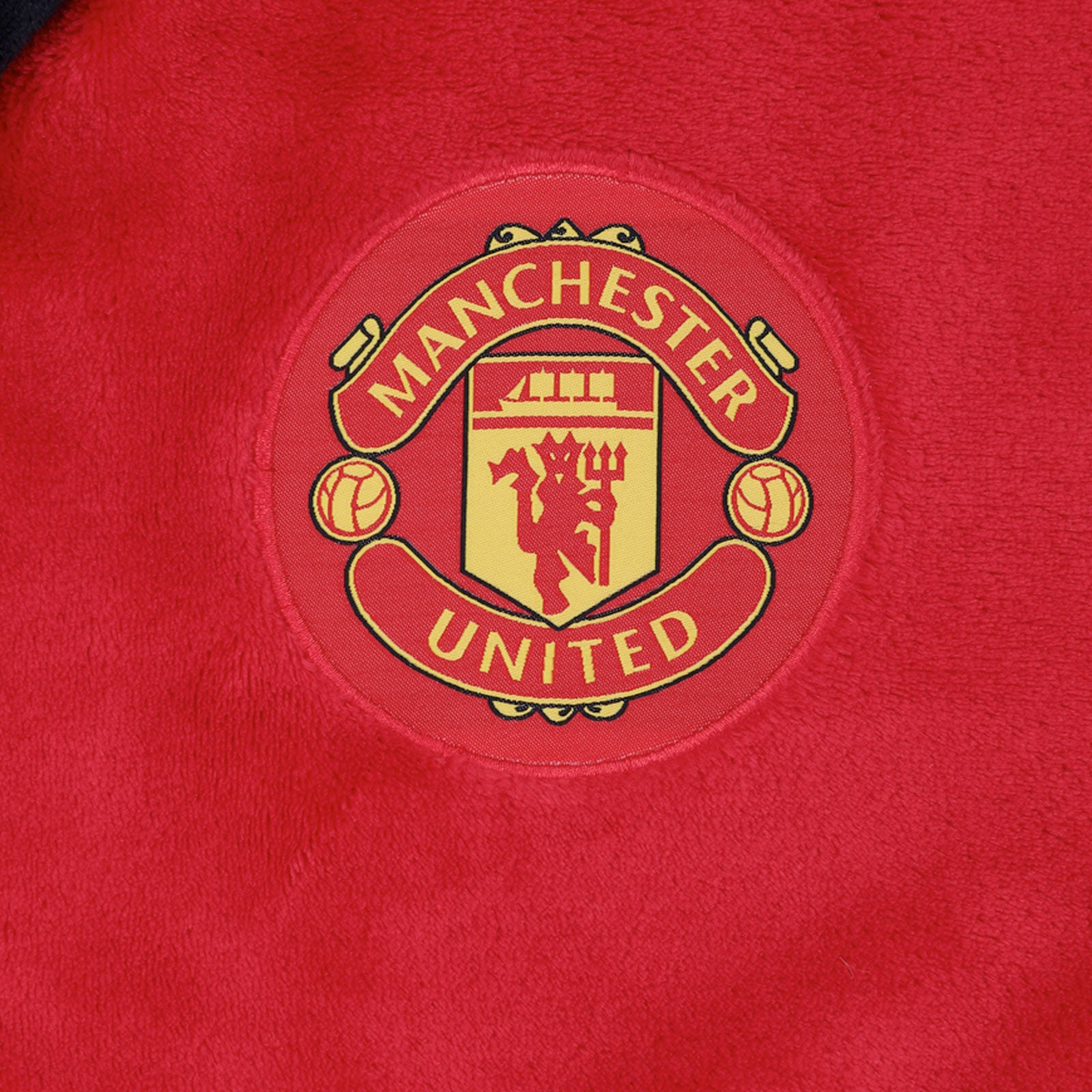 Man United dressing gown for baby in red