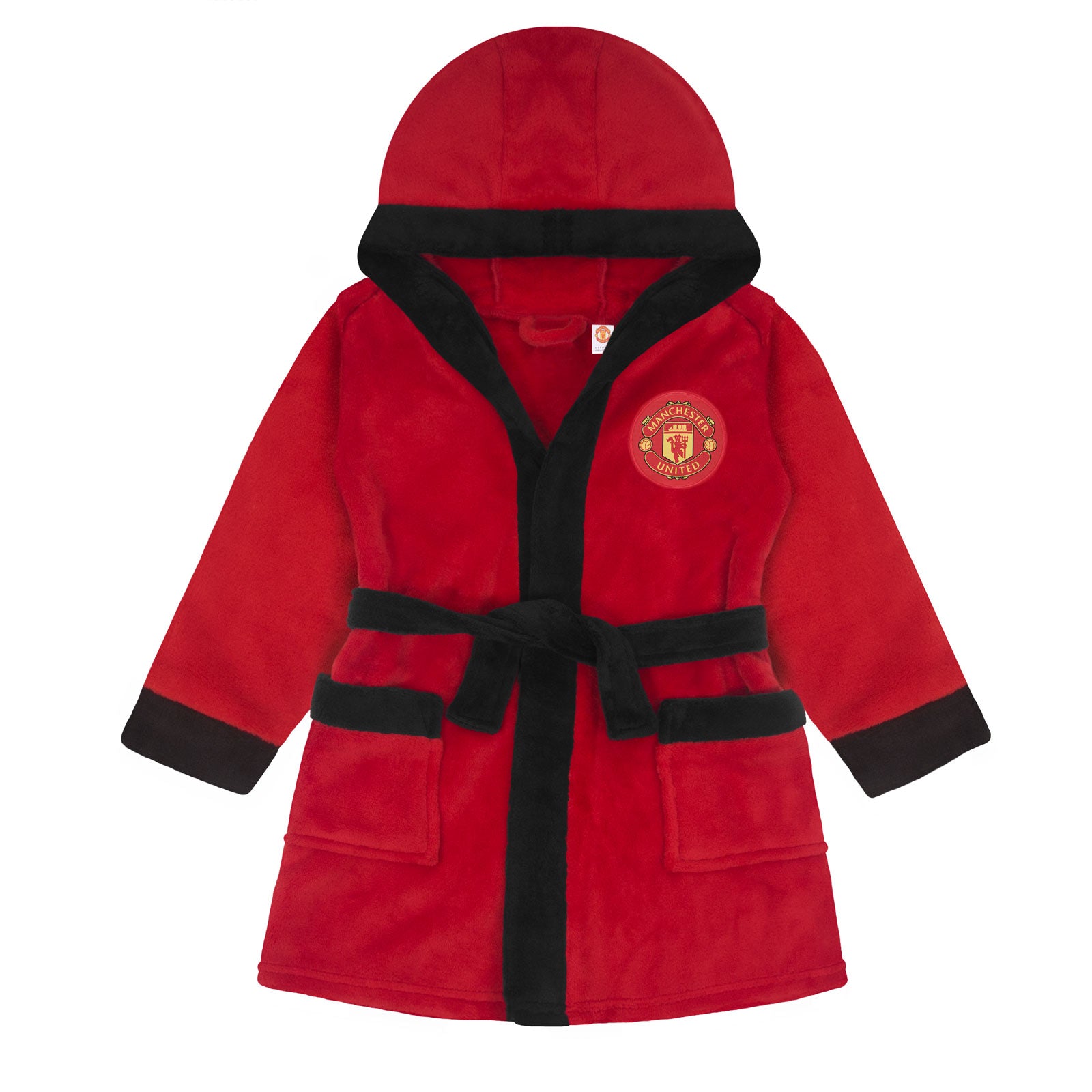 Man United dressing gown for baby in red