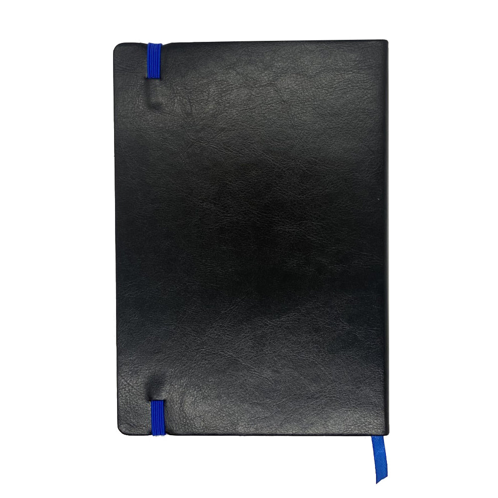 Rangers notebook & pen in black with silver foil crest in club design gift box.