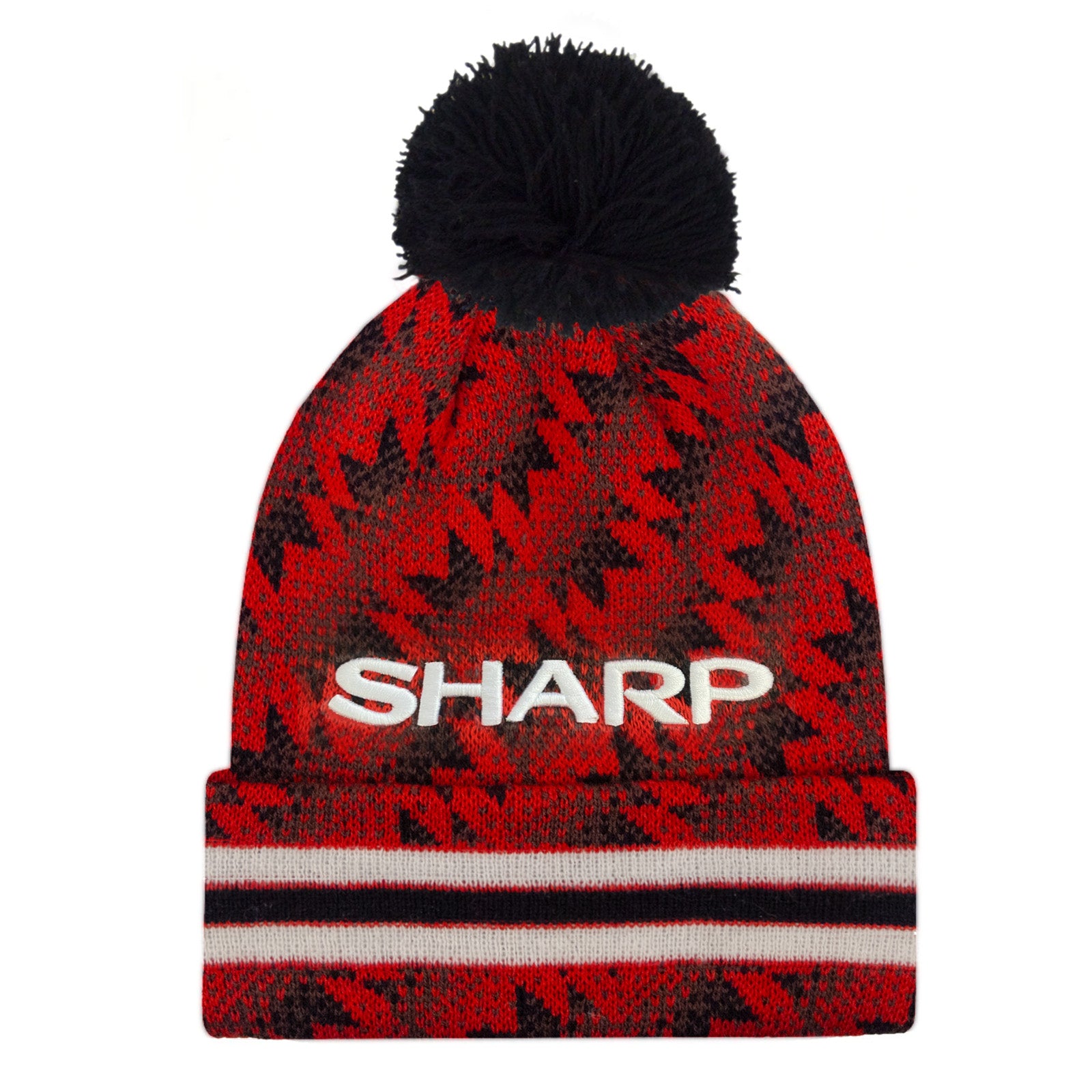 Man United bobble hat | retro red 90 colours