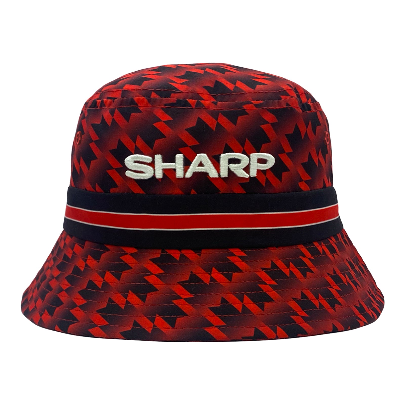 Man United bucket hat in retro red 1990 colours