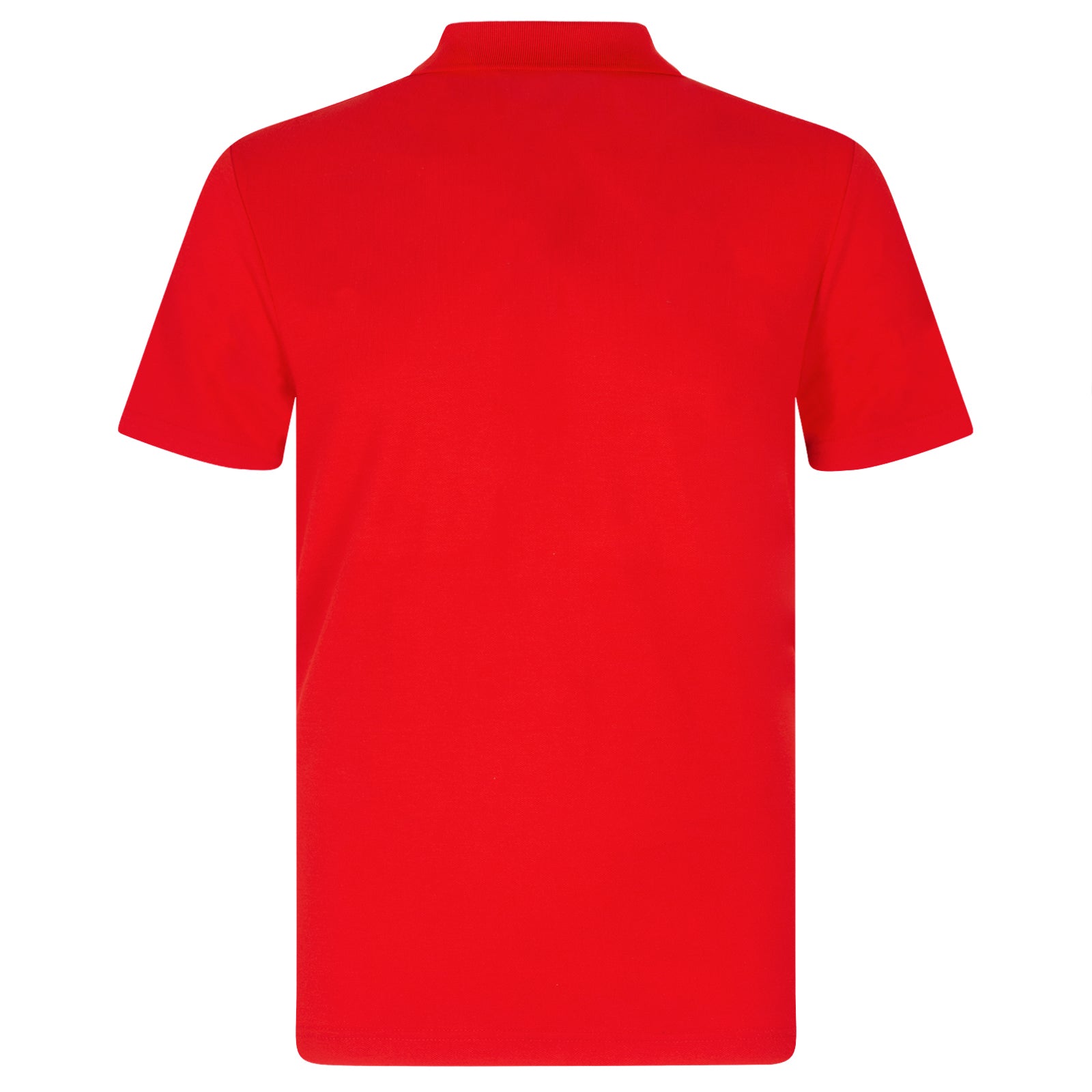 England retro polo shirt in black, navy, red & white with printed logo on the chest