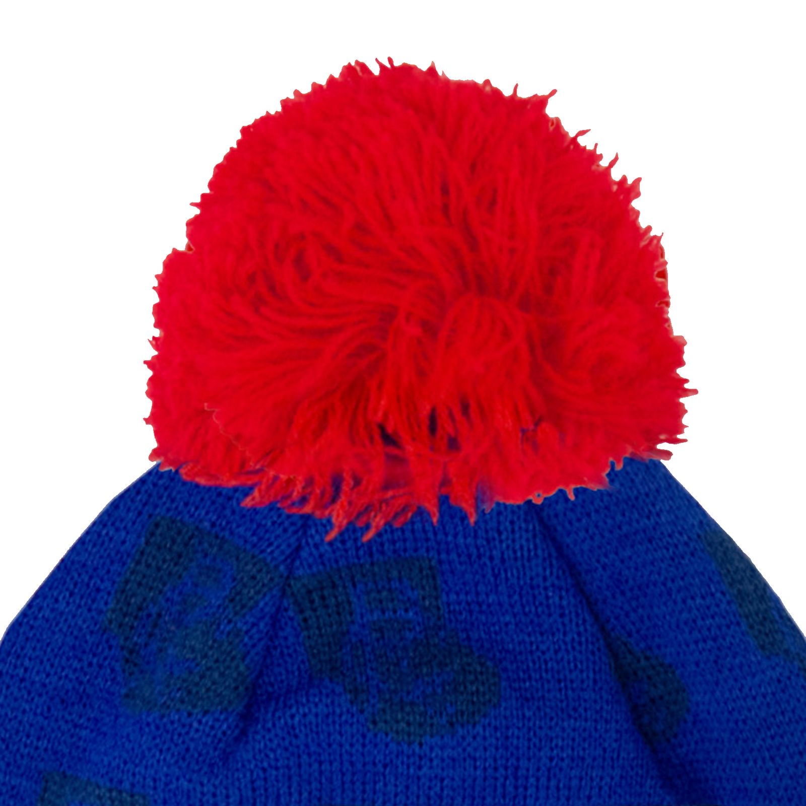 Rangers retro knitted bobble hat in blue 1996 colours