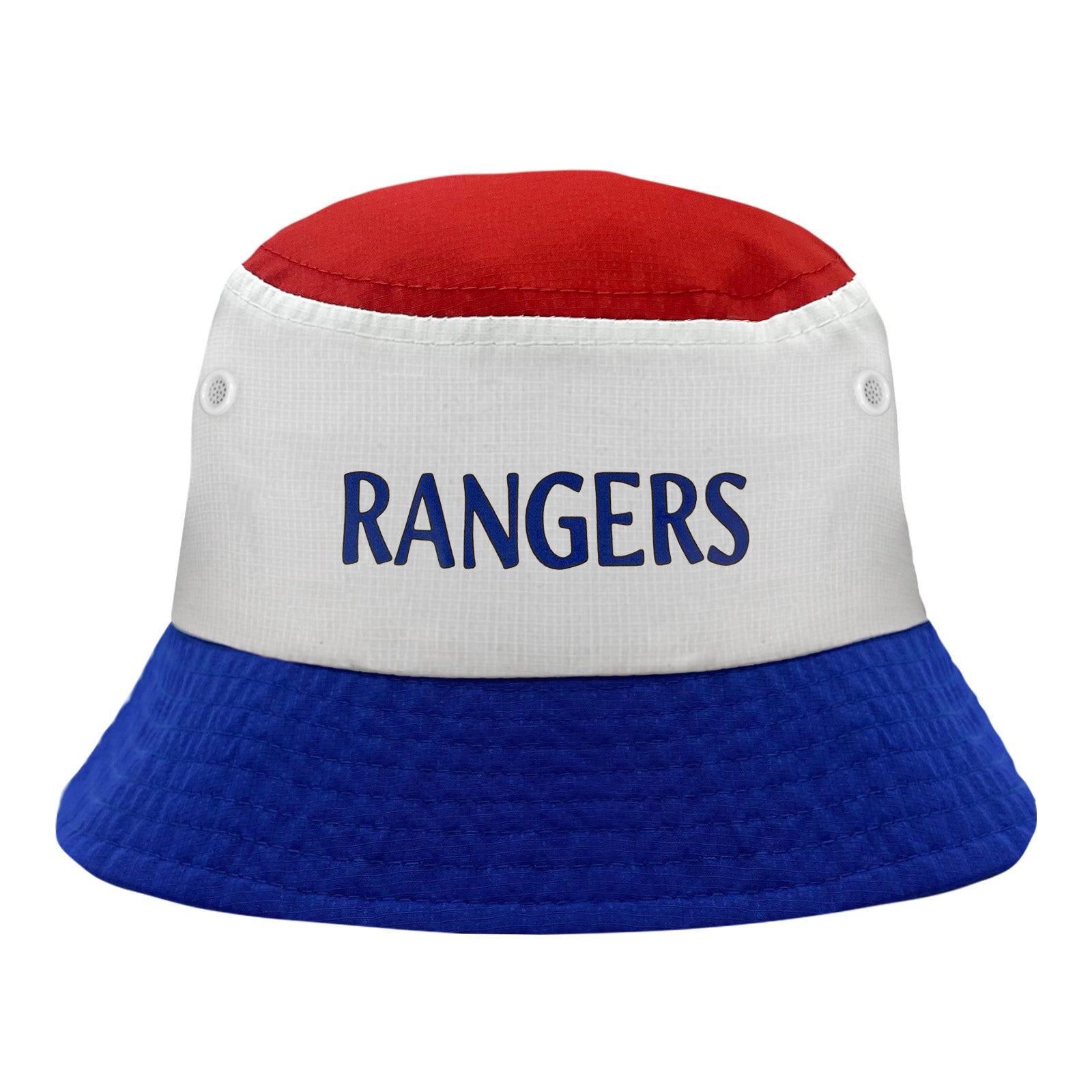 Rangers bucket hat in royal, red and white