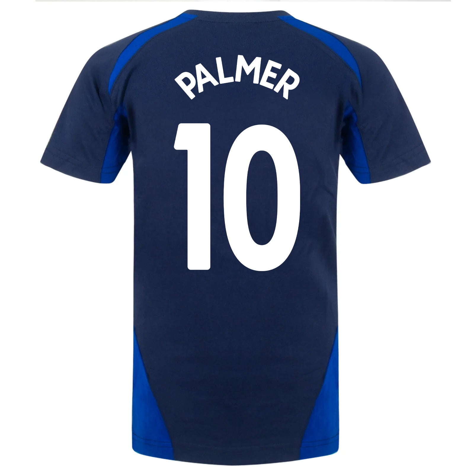 Chelsea kids T-shirt, short sleeves in navy blue with club crest to chest.