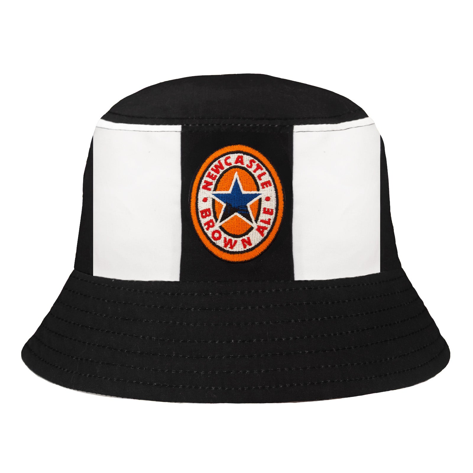 Newcastle Utd bucket hat in black and white