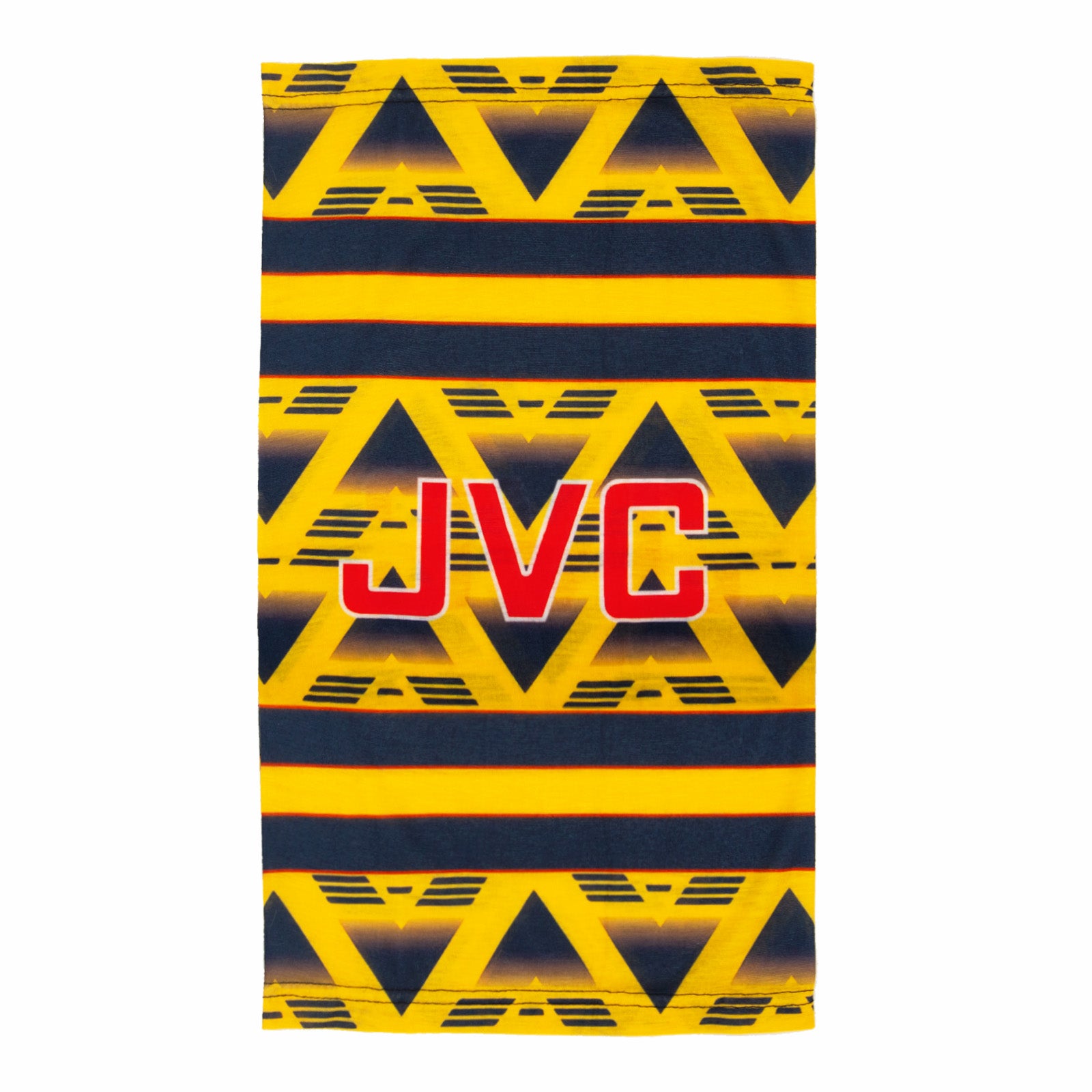 Arsenal snood in retro 1991 in yellow away kit colours