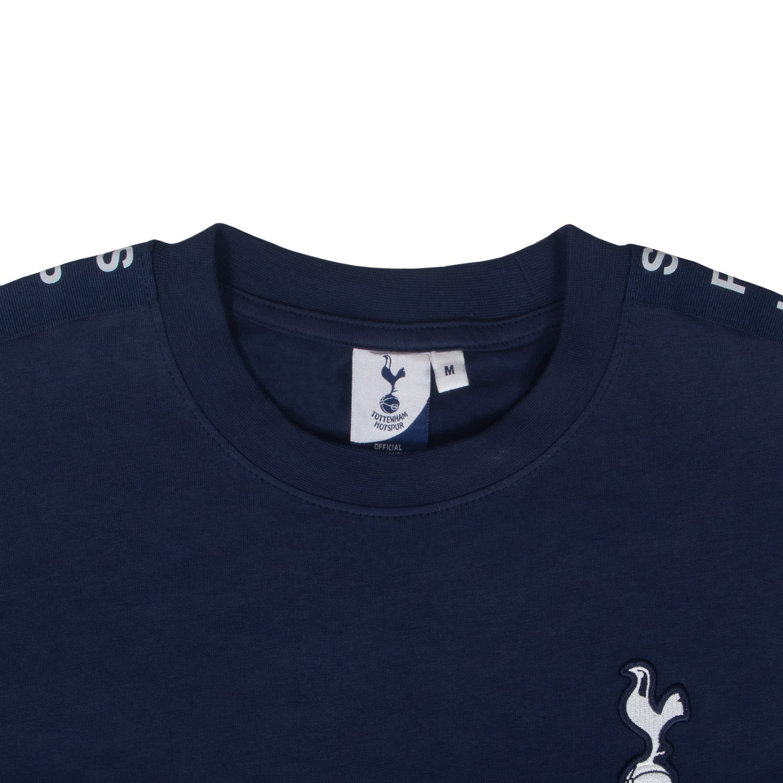 Tottenham Hotspur kids T-shirt, short sleeves in navy blue with club crest to chest