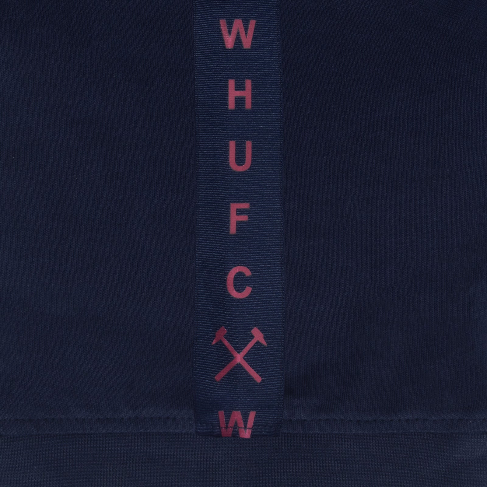 West Ham United kids T-shirt, short sleeves in navy blue with club crest to chest