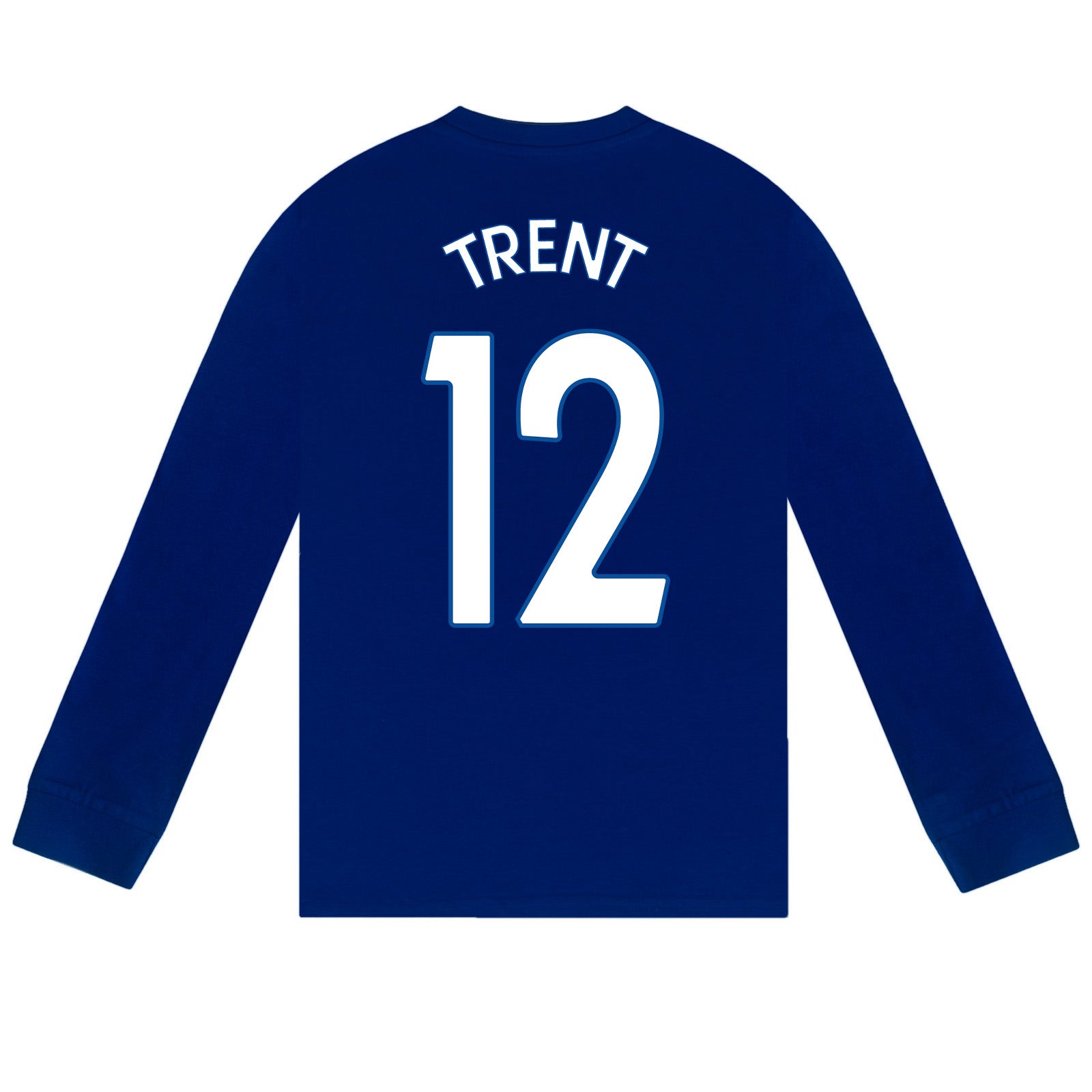 Real Madrid kids long pyjamas in reflex blue. Long sleeve top featuring the club crest. Long legged bottoms with the club crest and Real Madrid Text.