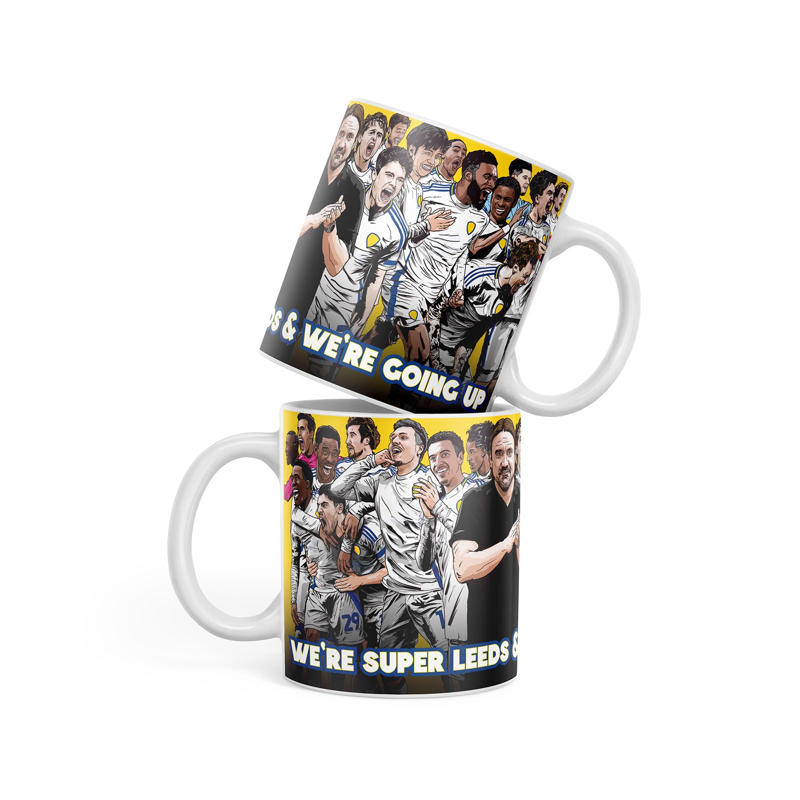 Leeds United mug  - Champions 24/25 Season player celebration