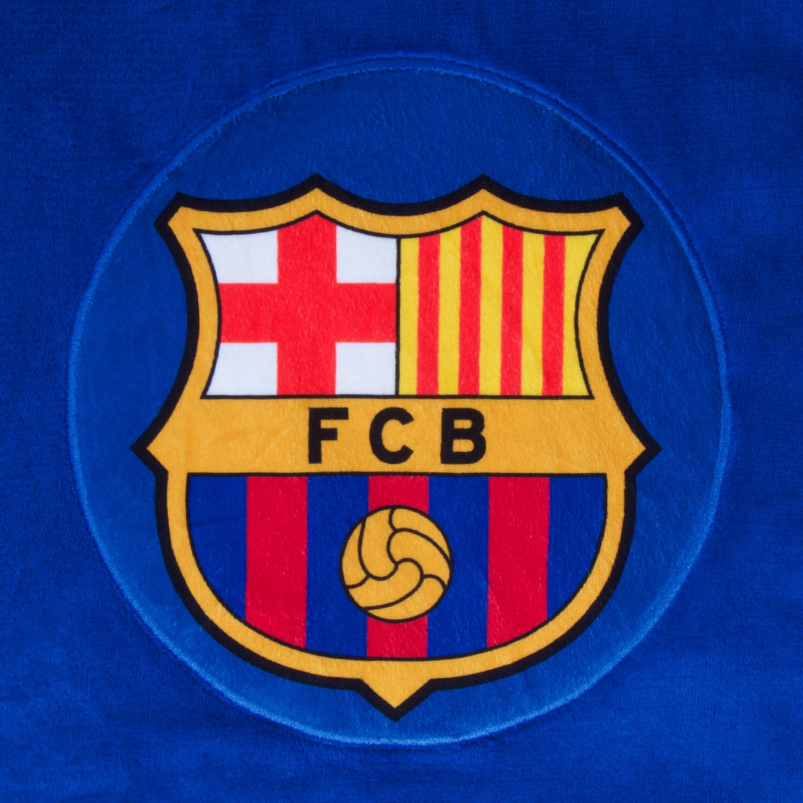 Barca oversized hoodie blanket for kids in blue
