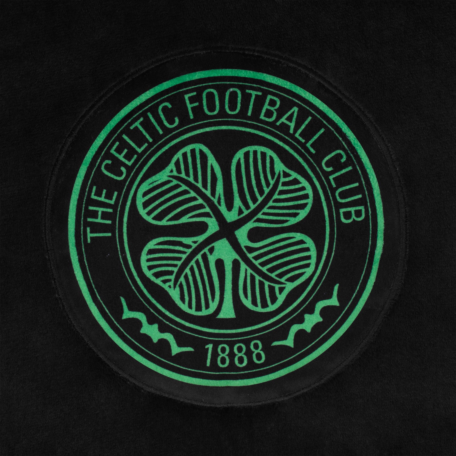 Celtic oversized hoodie blanket for adults in black