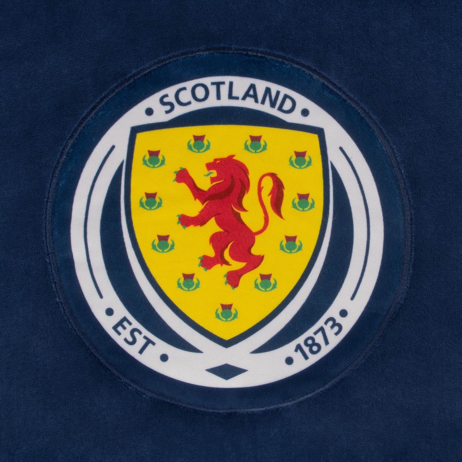 Scotland oversized hoodie blanket for kids in navy blue