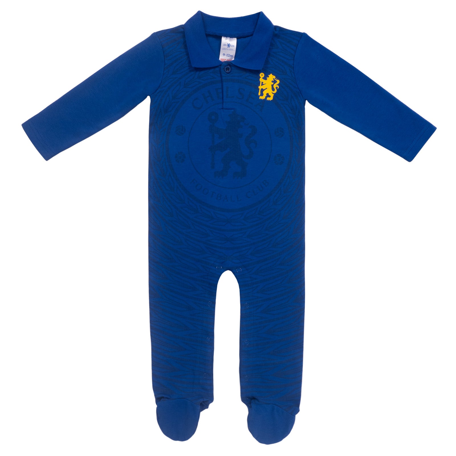 Chelsea FC baby sleepsuit in blue