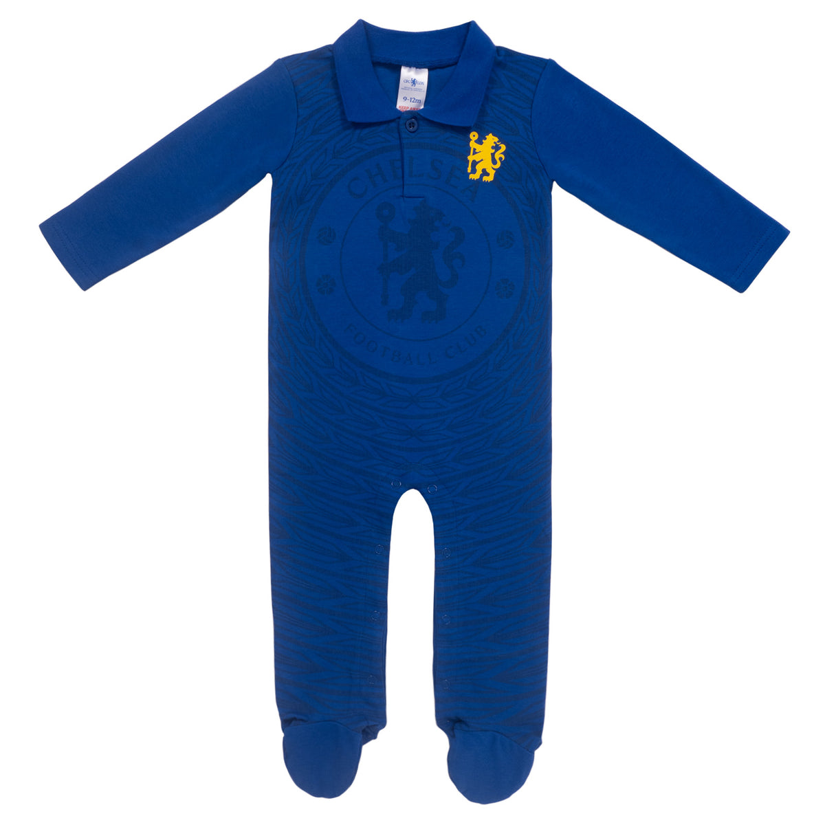 Chelsea FC baby sleepsuit in blue