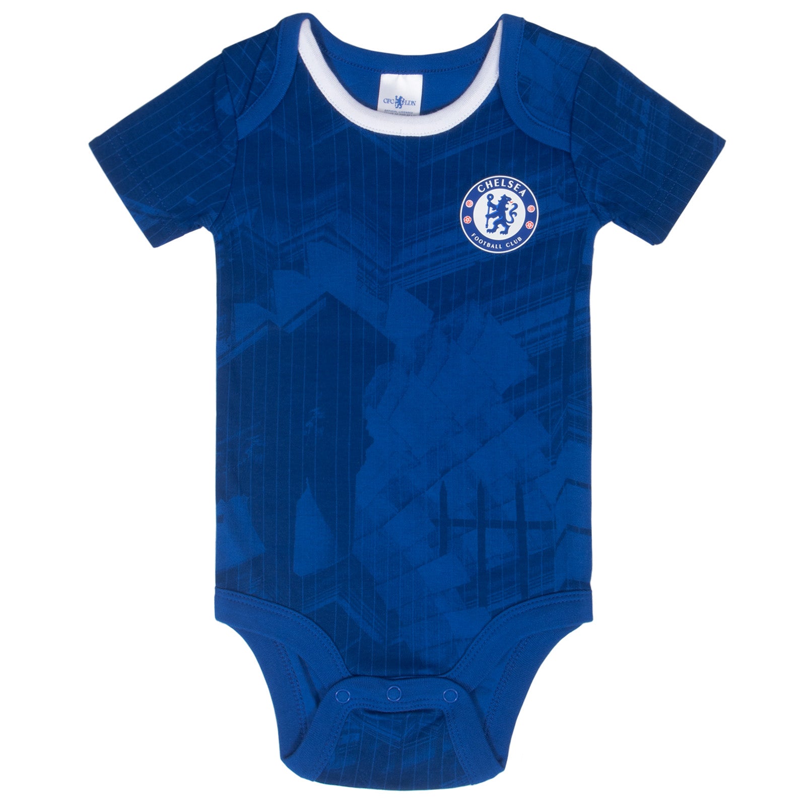 Chelsea FC baby 2pk bodysuit in blue & off-white