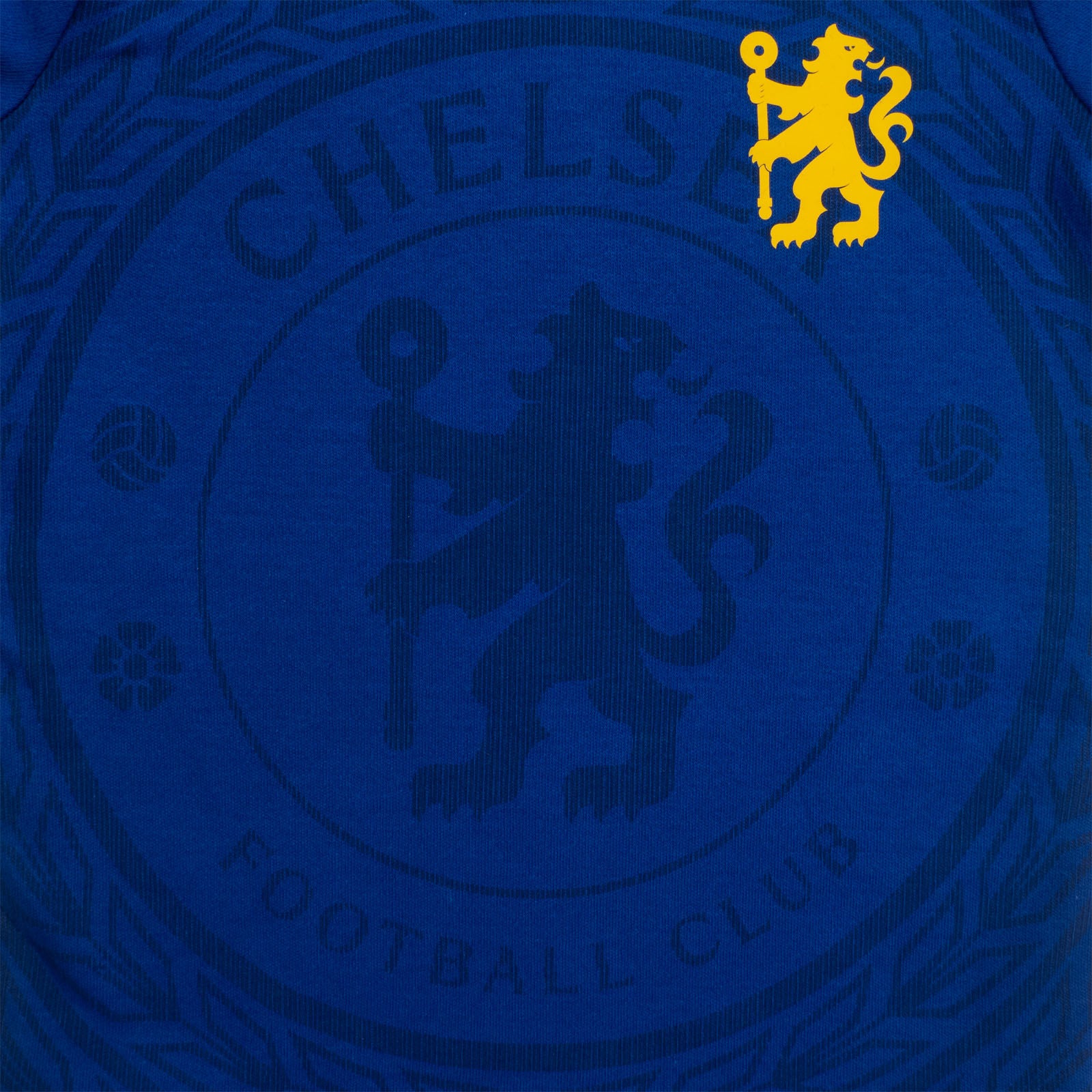 Chelsea FC baby 2pk bodysuit in blue & off-white