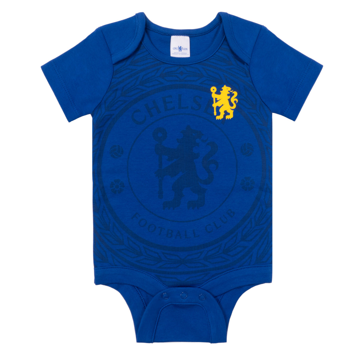 Chelsea FC baby 2pk bodysuit in blue & off-white