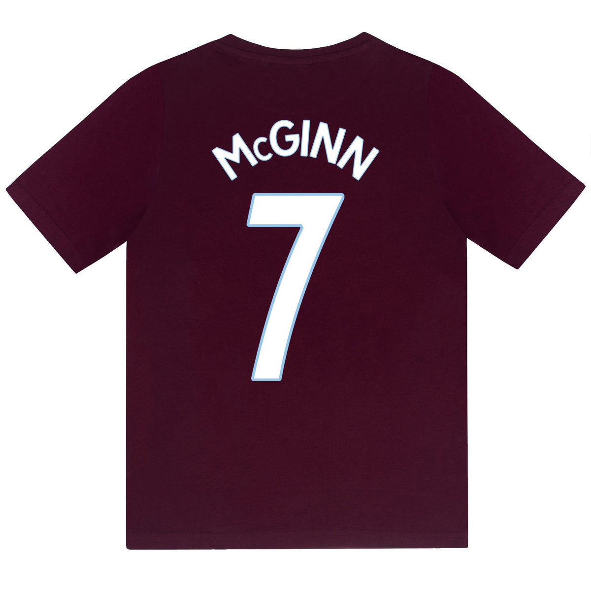 Aston Villa short pyjamas for kids in claret