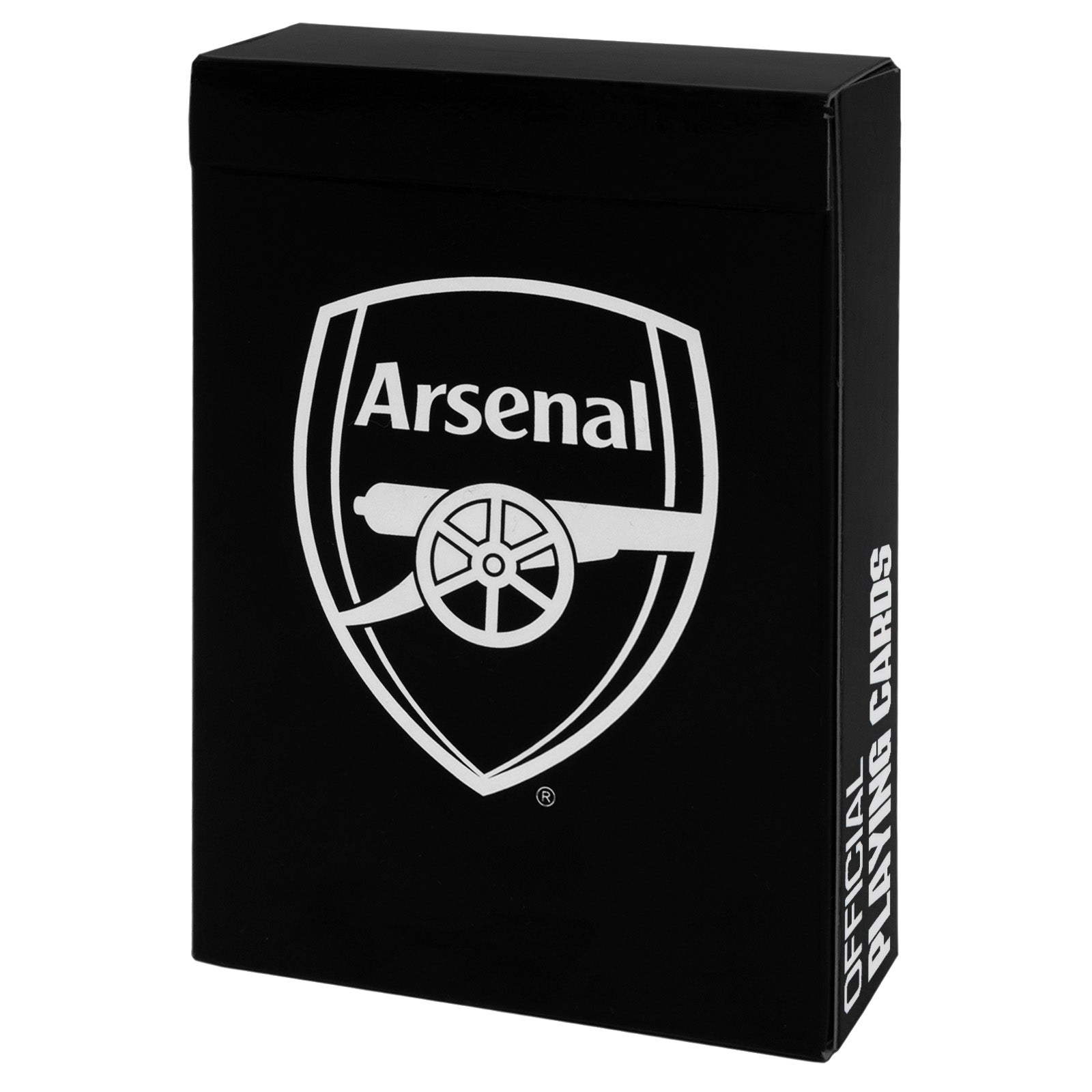 Arsenal Playing Cards in black with club crest on the back