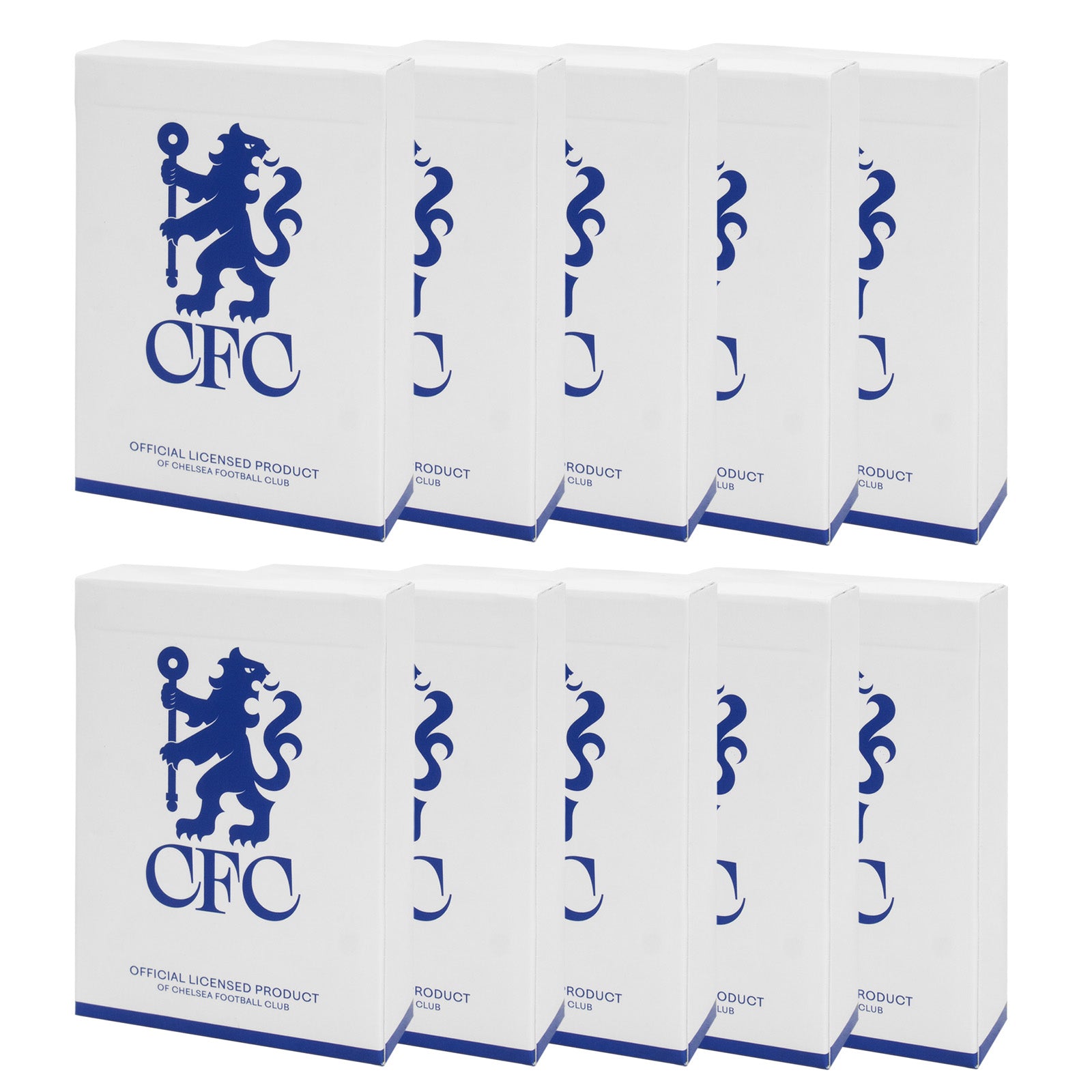 Chelsea Playing Cards in white with club crest on the back