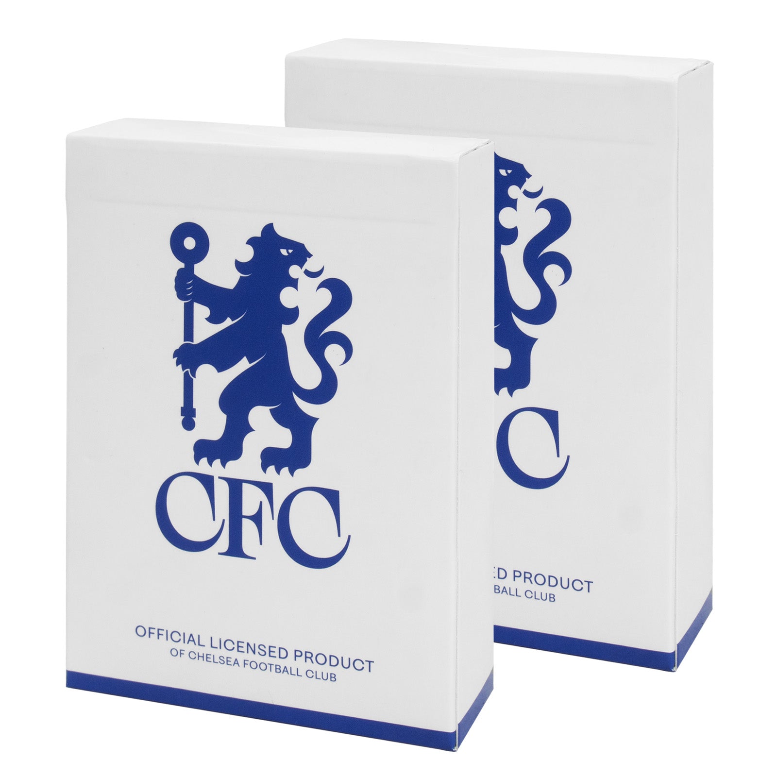 Chelsea Playing Cards in white with club crest on the back