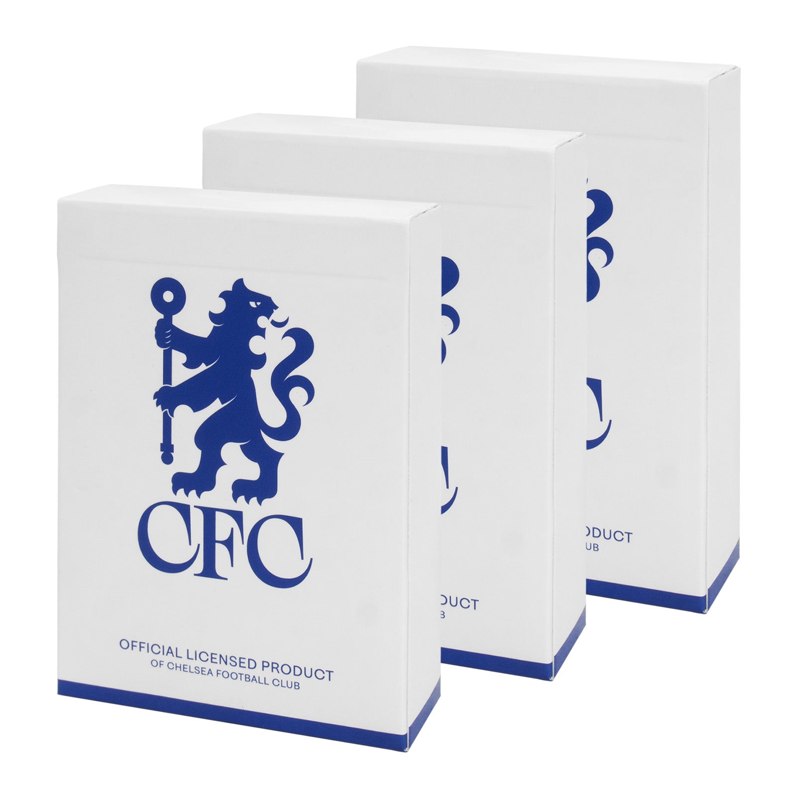 Chelsea Playing Cards in white with club crest on the back