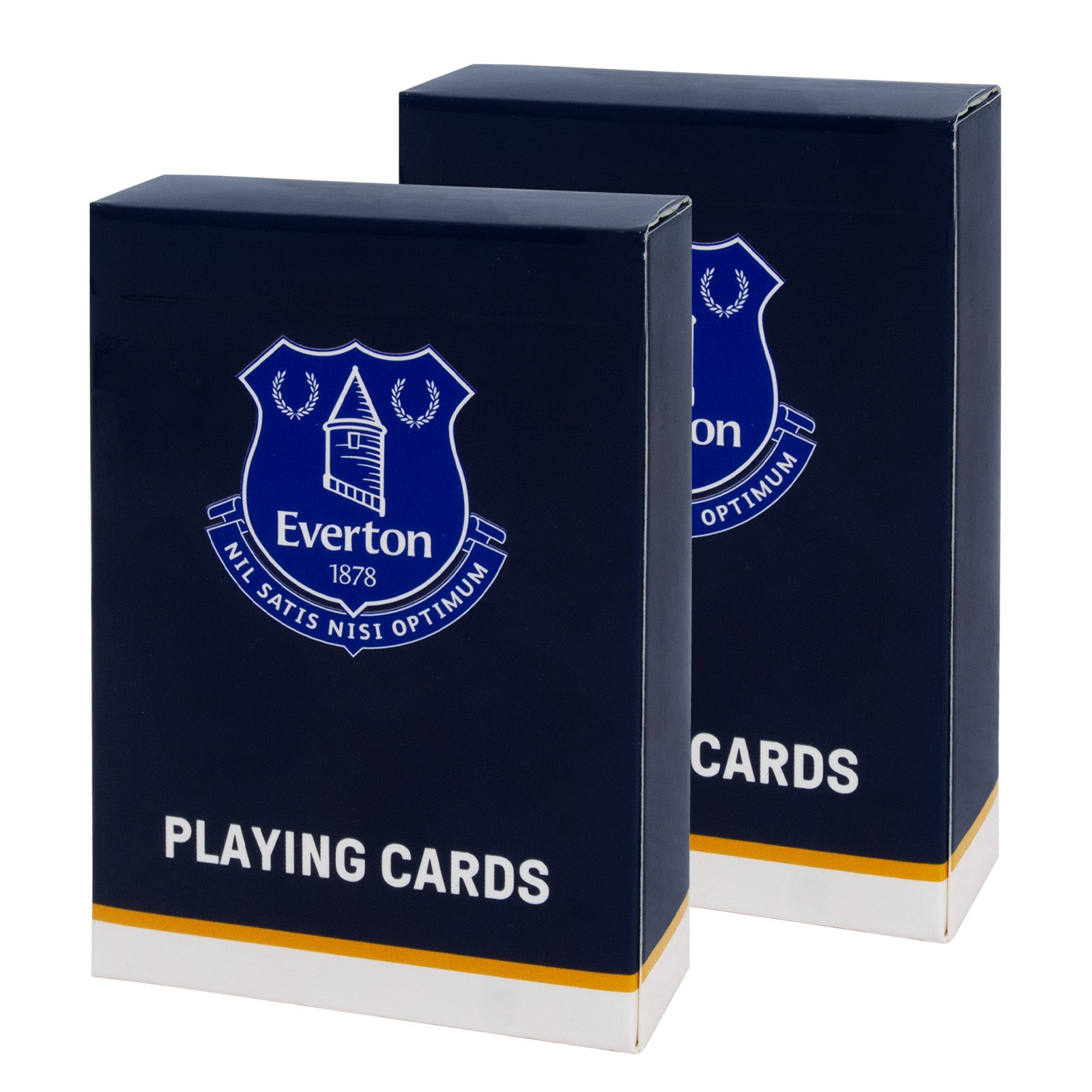 Everton Playing Cards in blue with club crest on the back