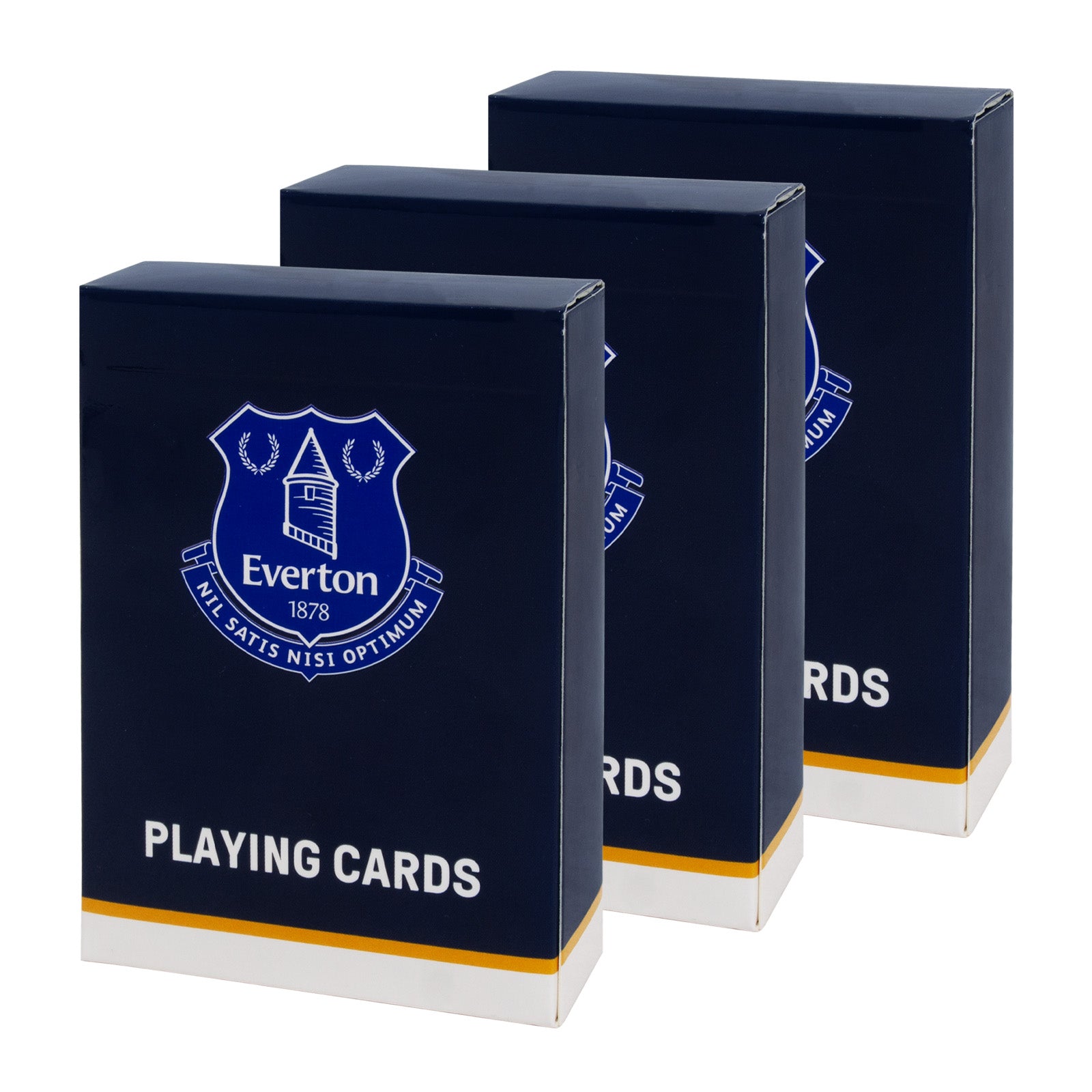 Everton Playing Cards in blue with club crest on the back