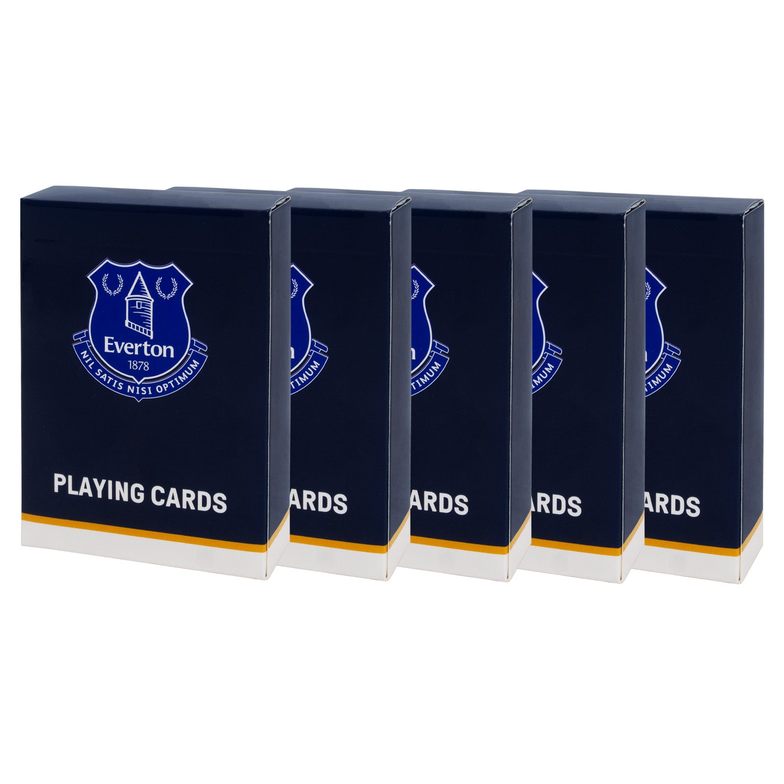 Everton Playing Cards in blue with club crest on the back