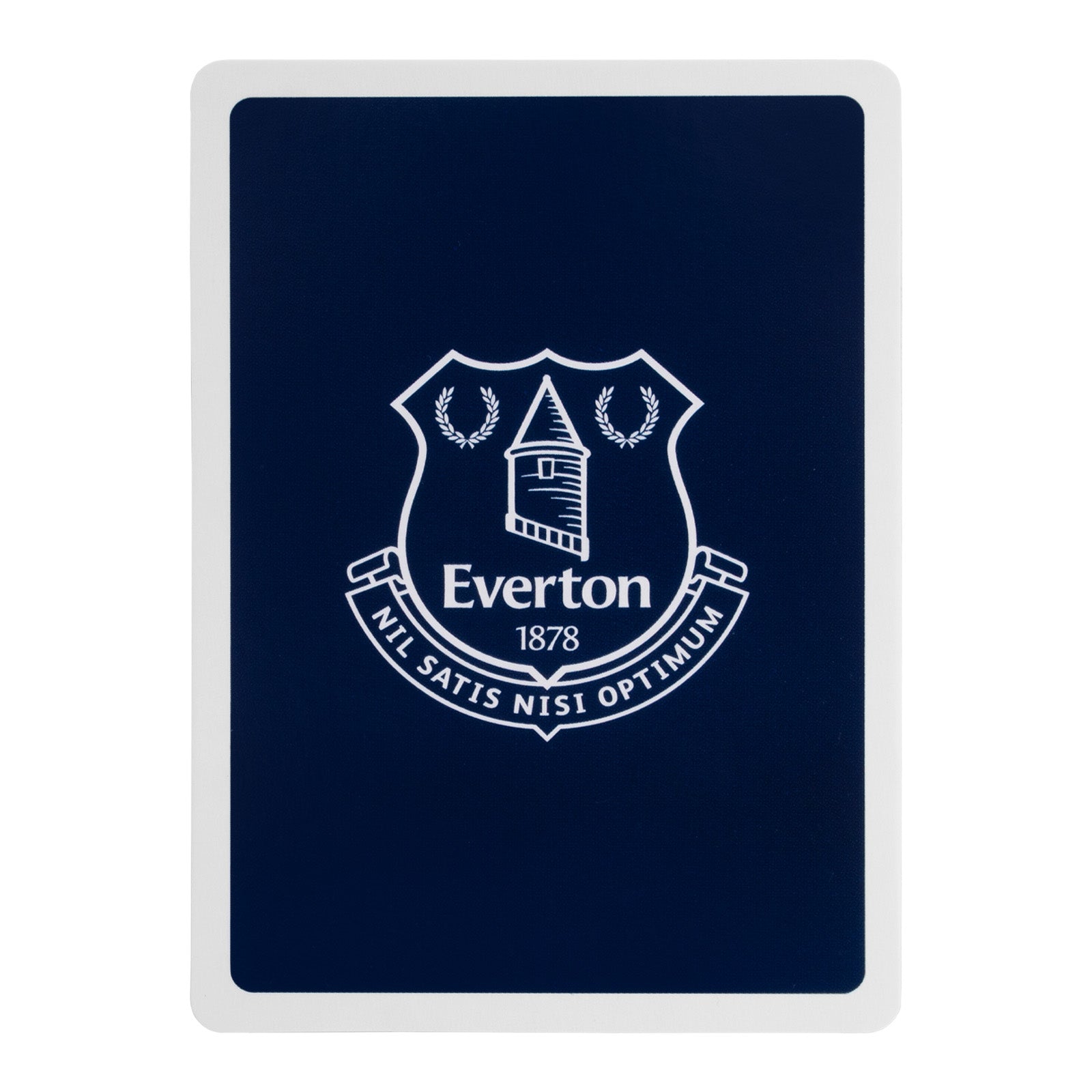Everton Playing Cards in blue with club crest on the back