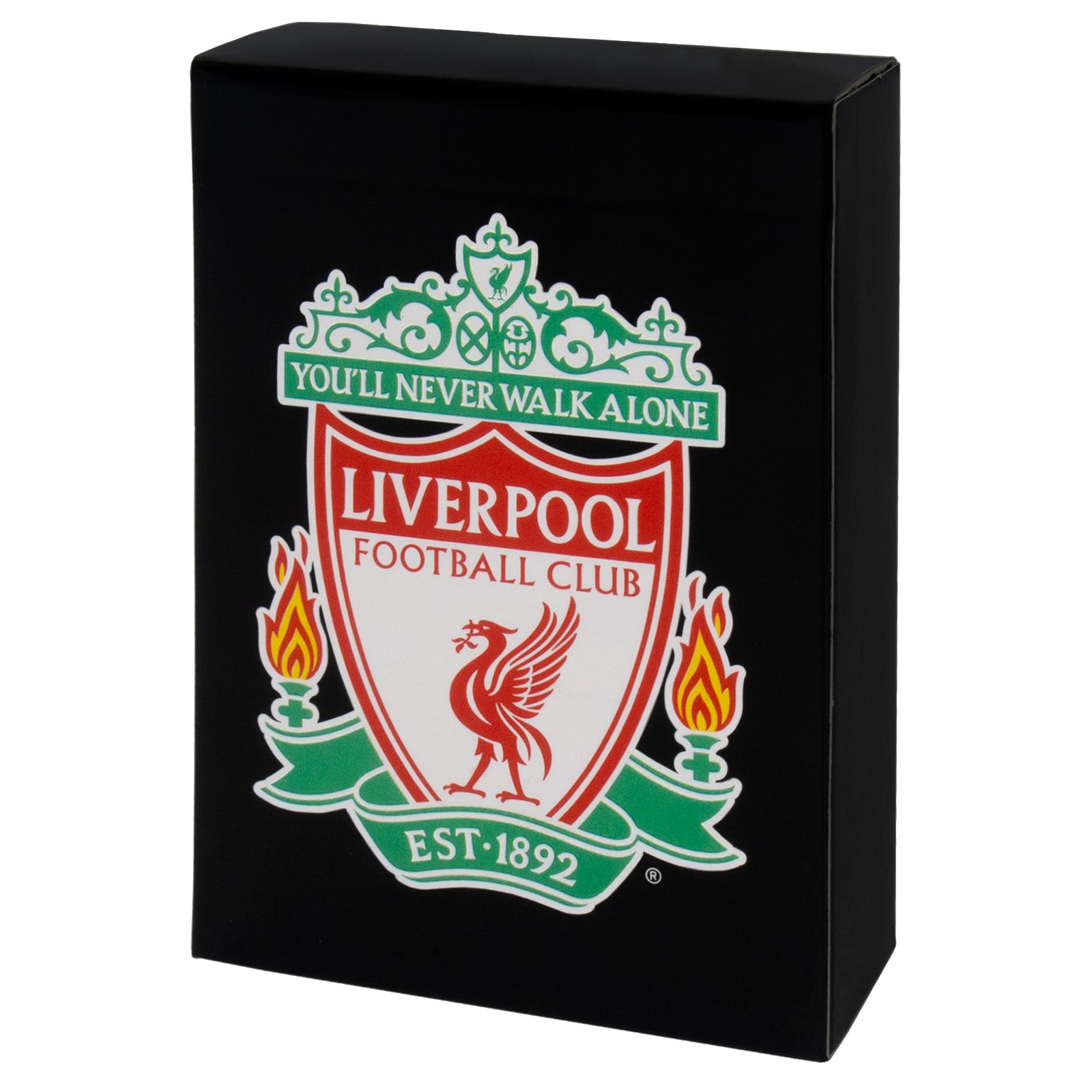 Liverpool Playing Cards in black with club crest on the back