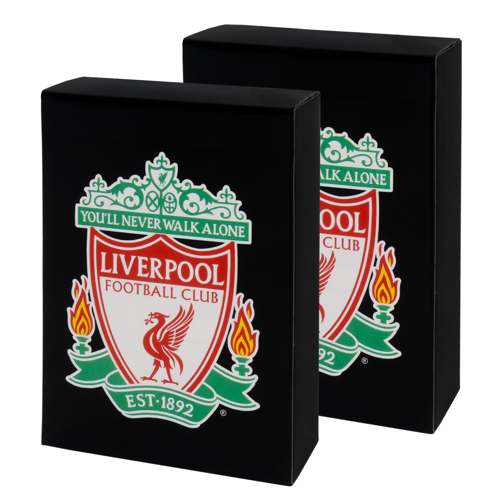 Liverpool Playing Cards in black with club crest on the back