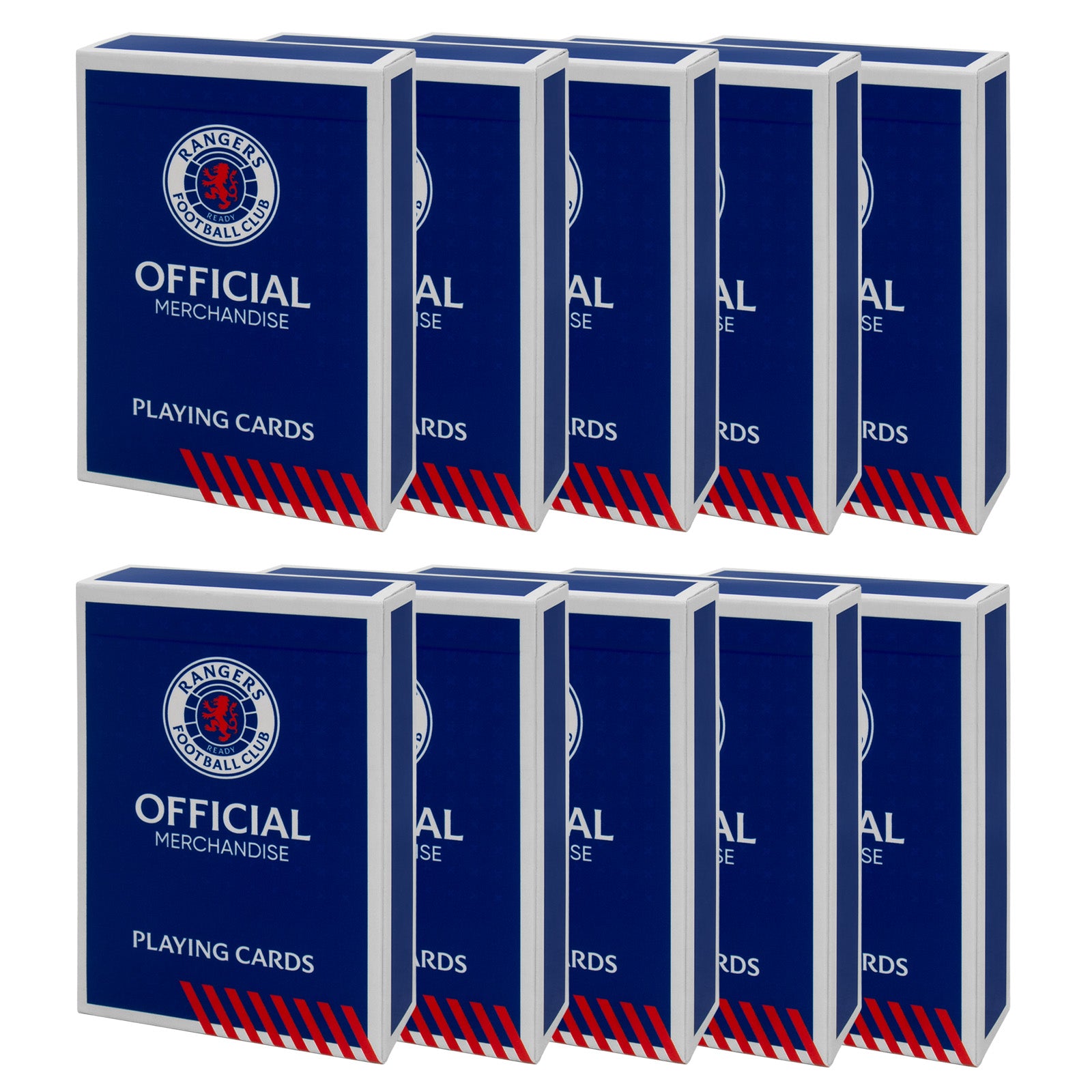 Rangers Playing Cards in blue with club crest on the back