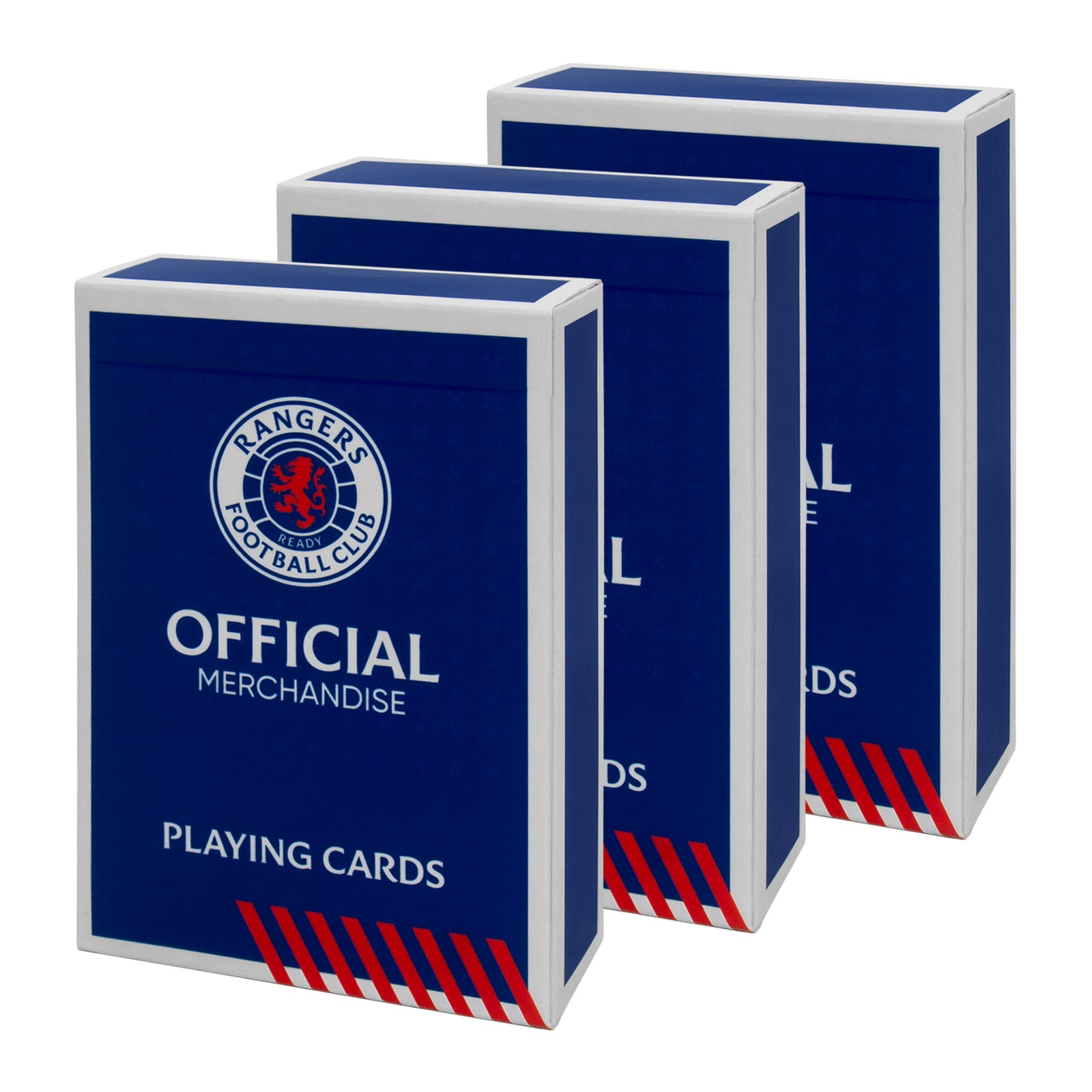 Rangers Playing Cards in blue with club crest on the back