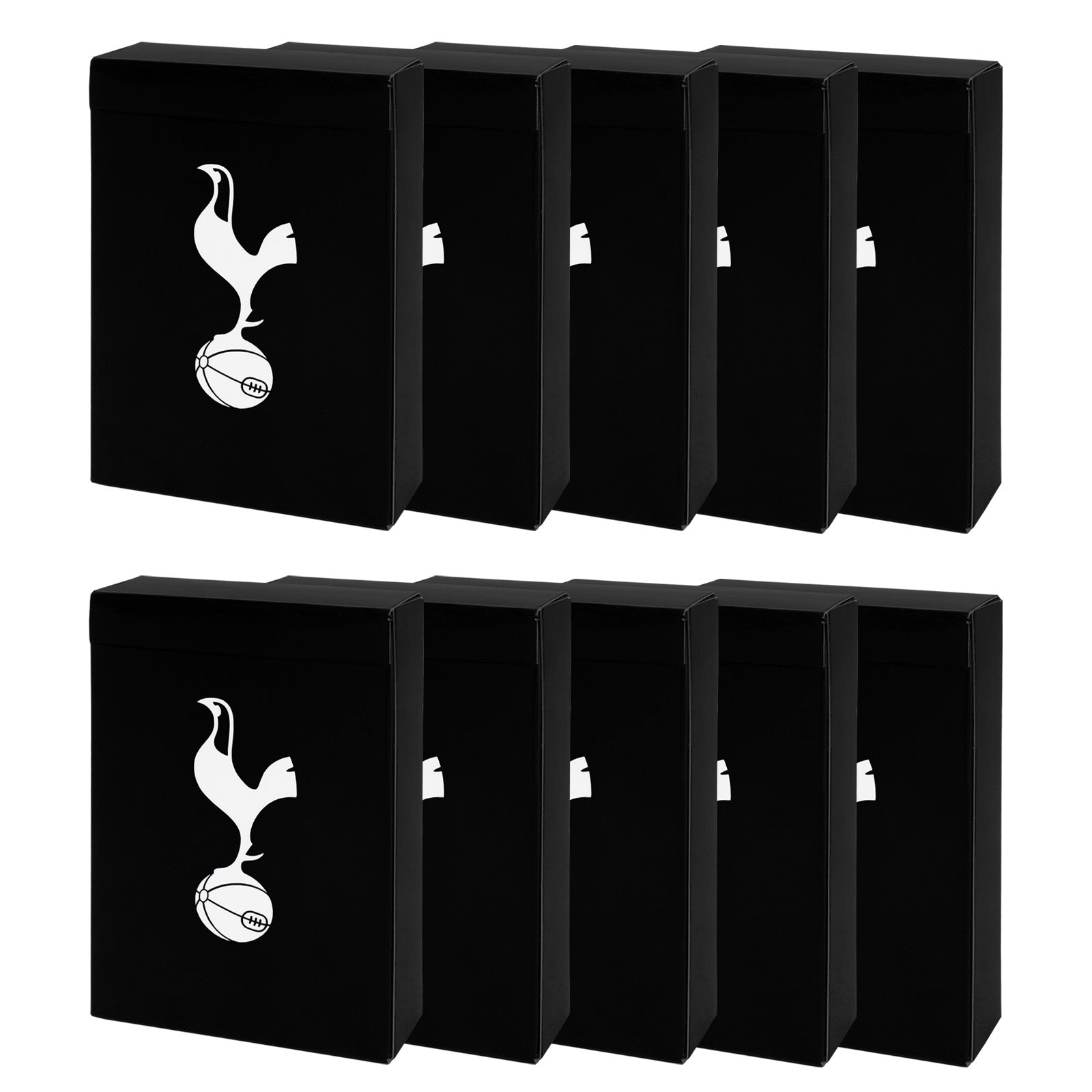 Spurs Playing Cards in black with club crest on the back