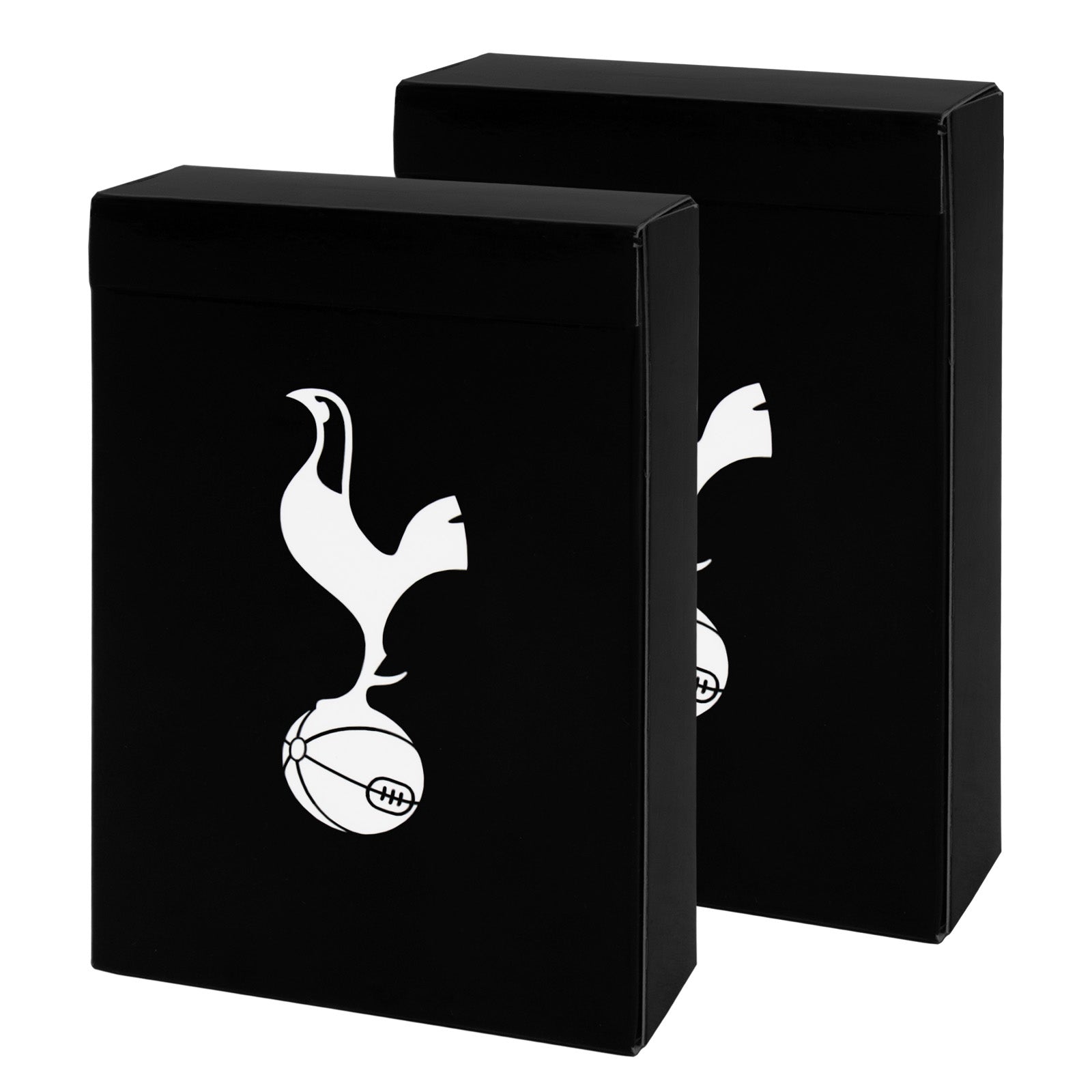 Spurs Playing Cards in black with club crest on the back