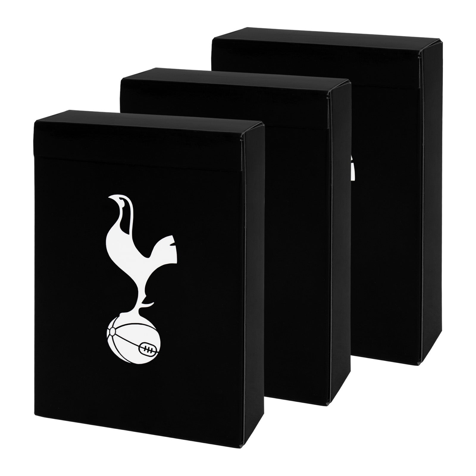 Spurs Playing Cards in black with club crest on the back