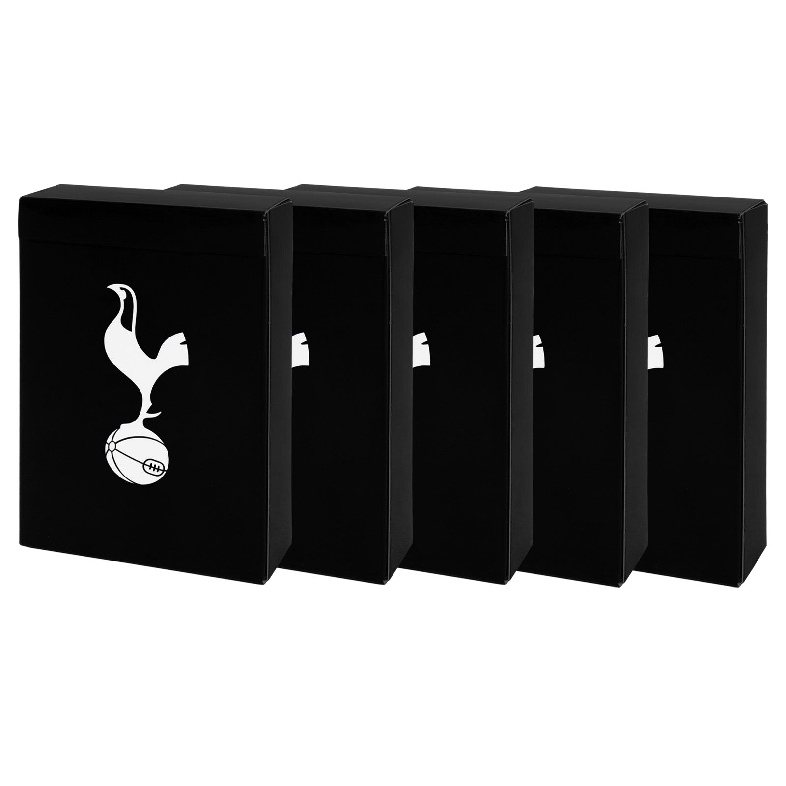 Spurs Playing Cards in black with club crest on the back
