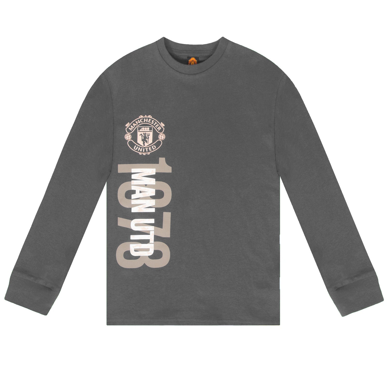 Manchester United long pyjamas for kids in grey