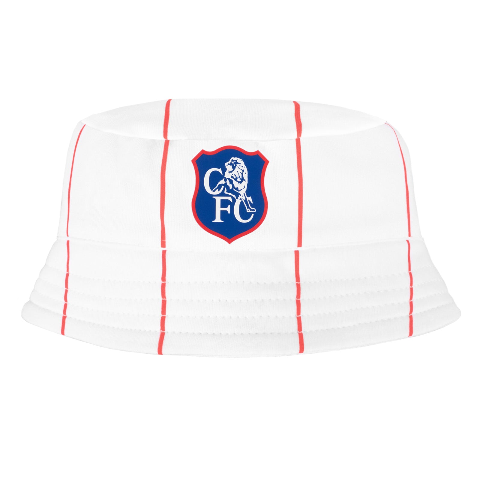 Chelsea FC baby romper and bucket hat set in white